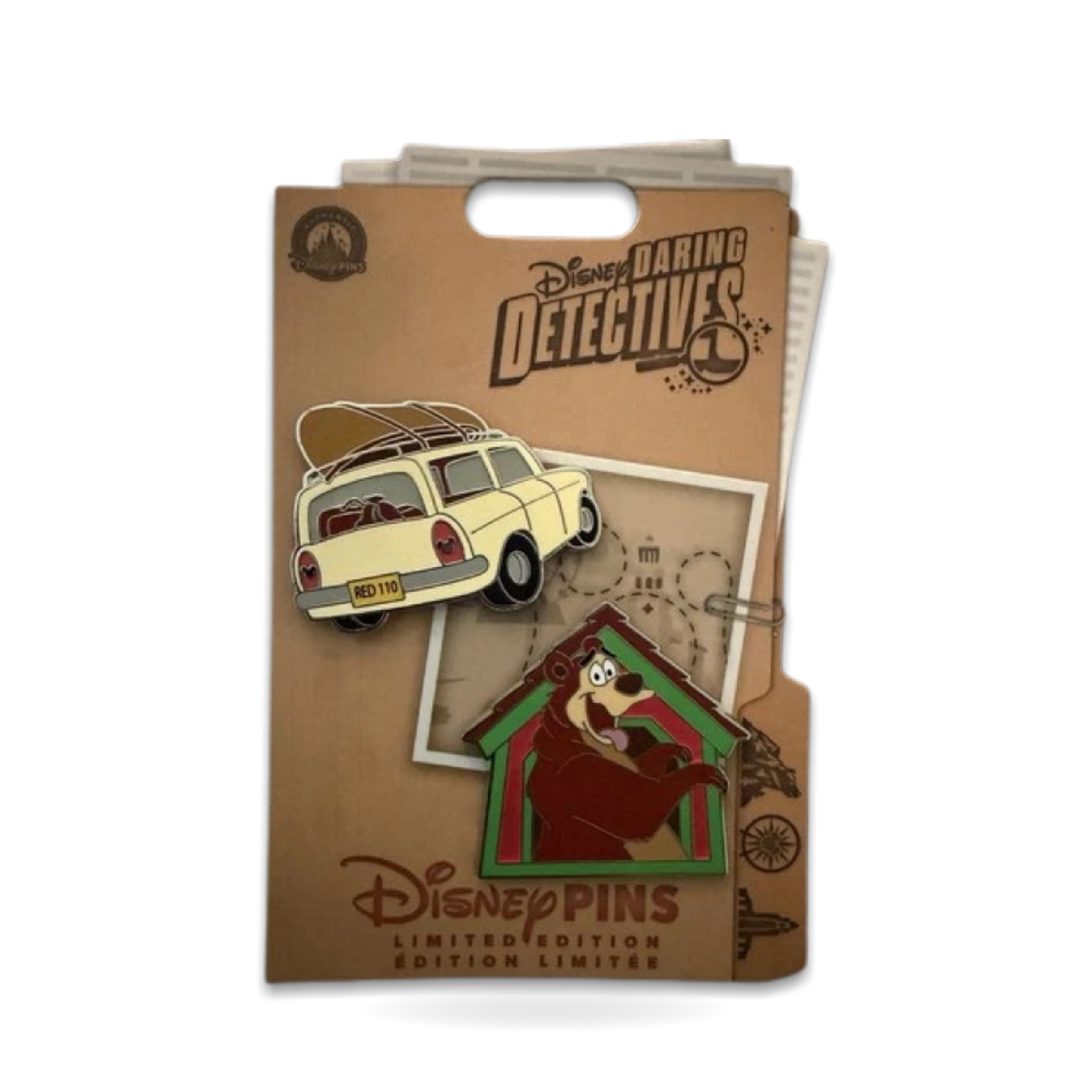 Daring Detectives Grizzly Peak Pin