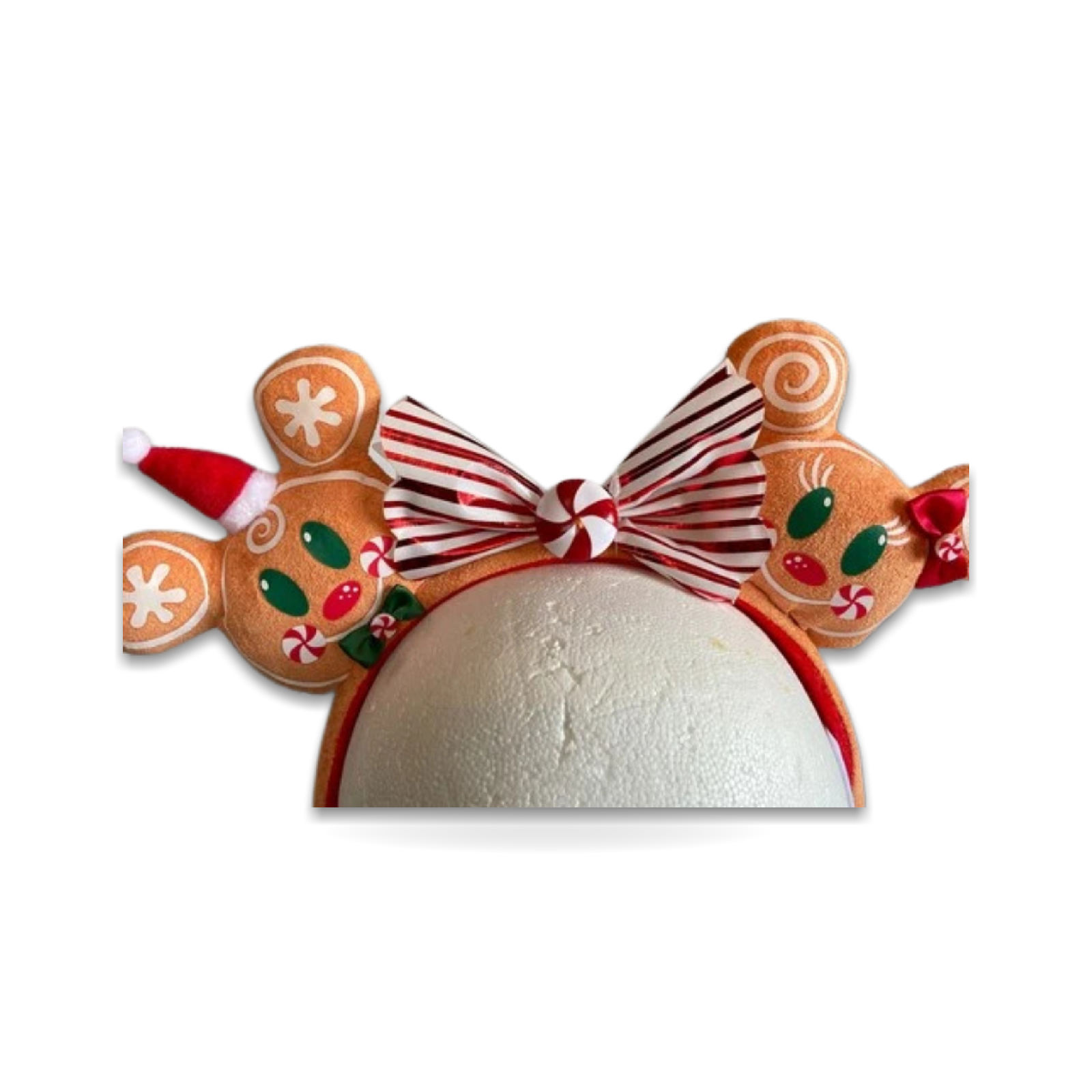 Gingerbread Holiday Adult Christmas Ear Headwear