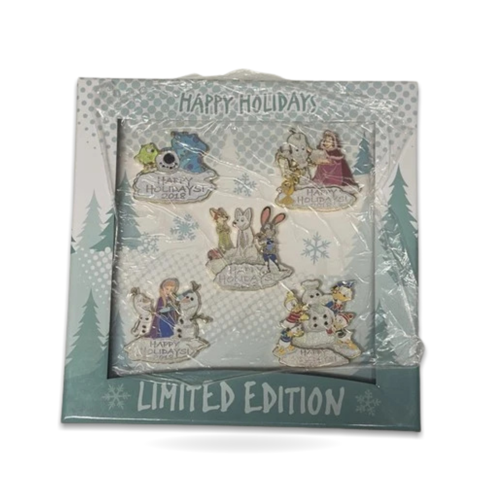 Theme Happy Holidays Limited Edition Set Trading Pin