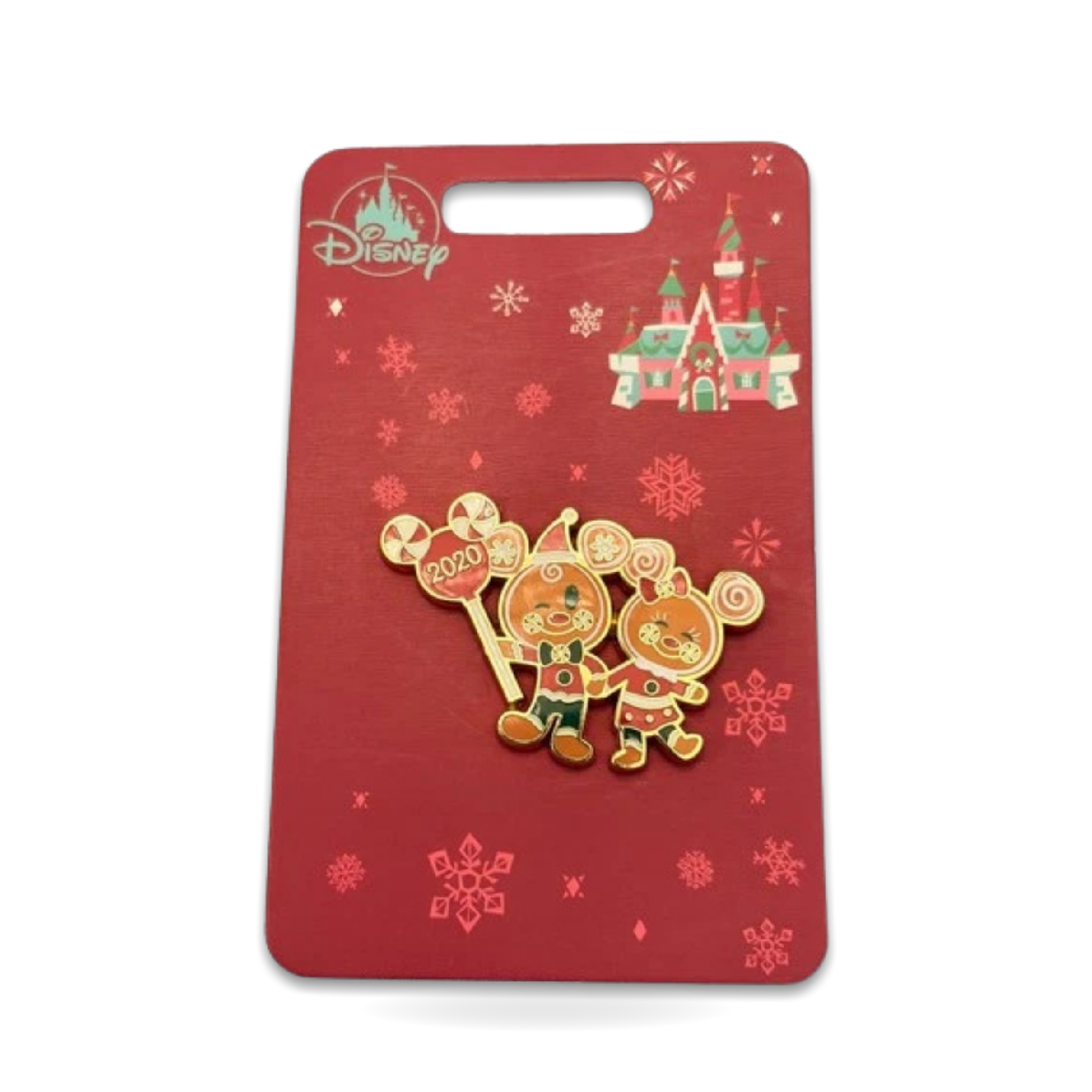 Gingerbread Mickey Minnie Christmas Holiday Trading Pin