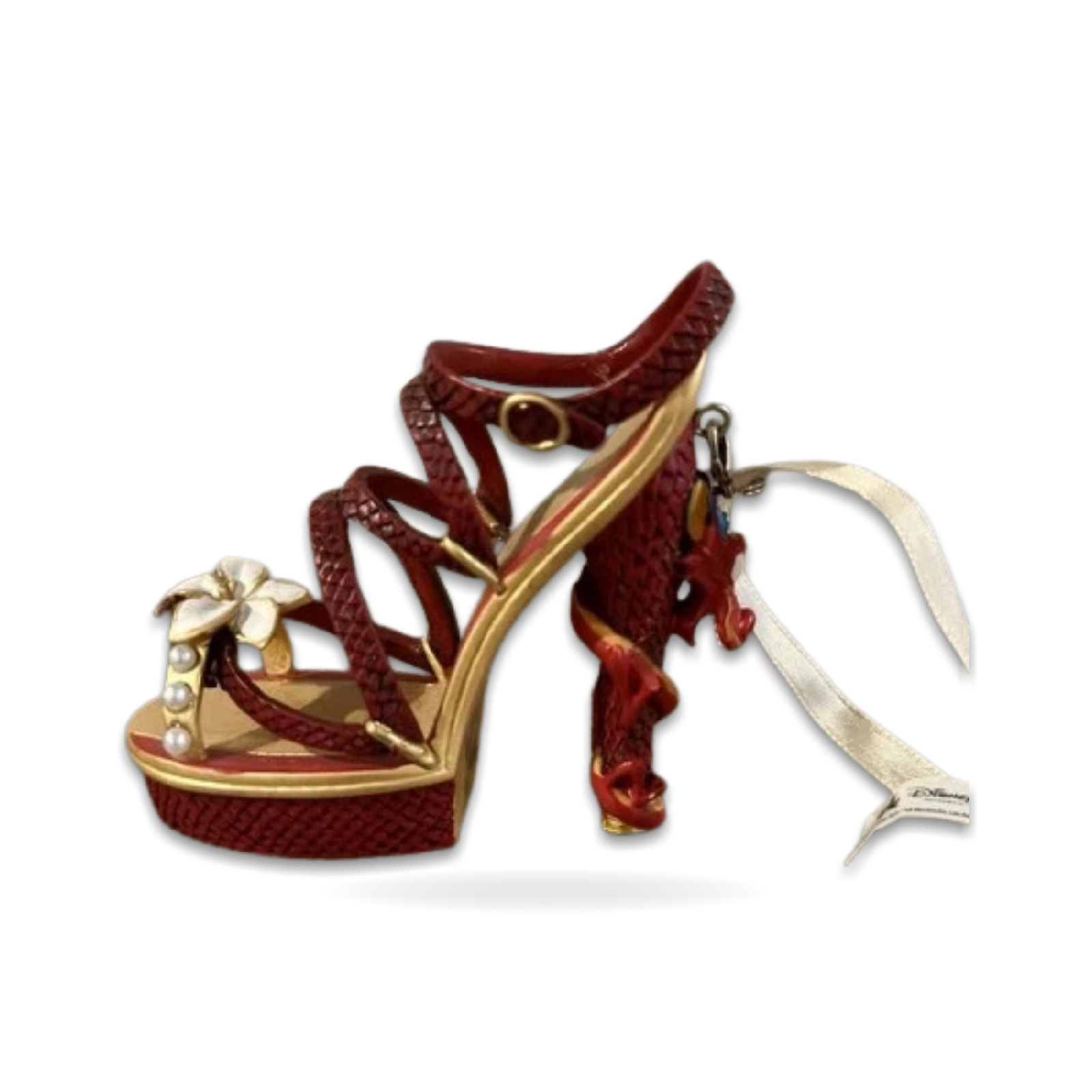 Mulan Mushu Dragon Runway Shoe Seasonal Ornament