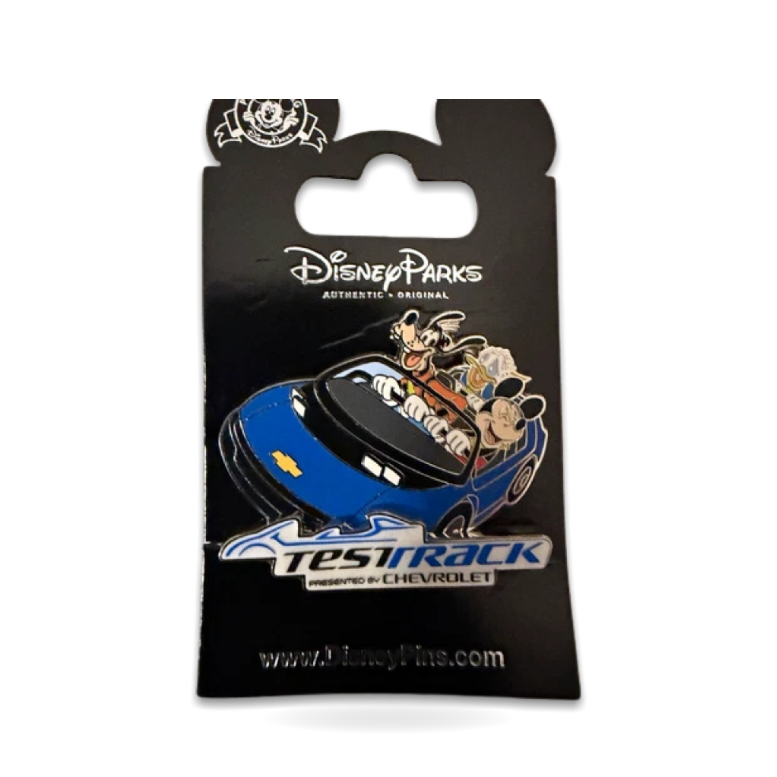 EPCOT Test Track Blue Chevrolet Car Trading Pin