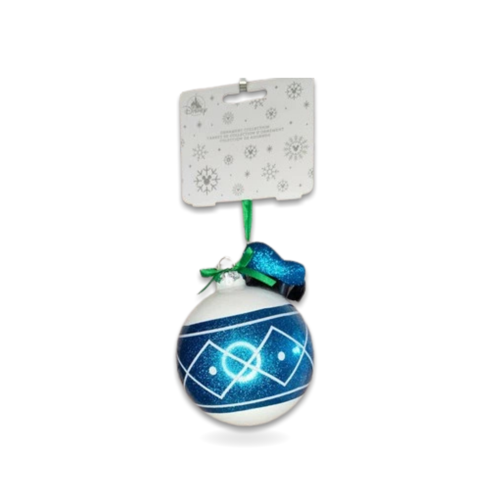 Donald Duck Glitter Holiday Decor Seasonal Ornament