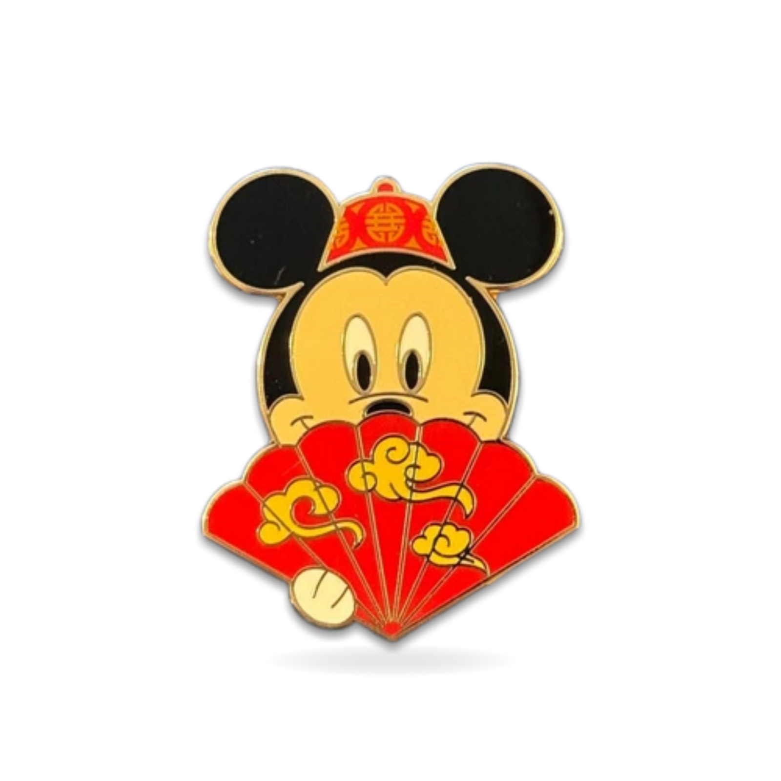 Character Folding Fans Mystery Mickey Mouse Trading Pin
