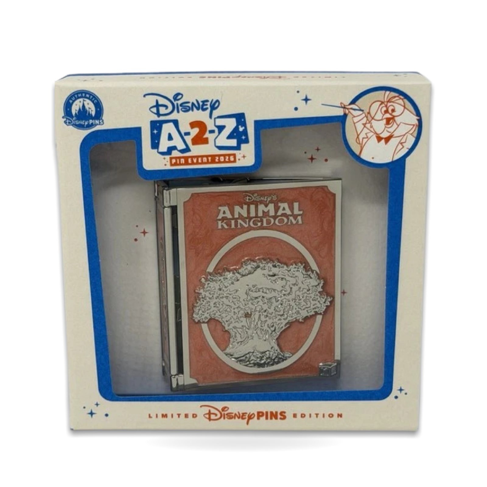 A-2-z A2z Event Storybooks Animal Kingdom Mickey Pin Limited Edition 500 Trading Pin