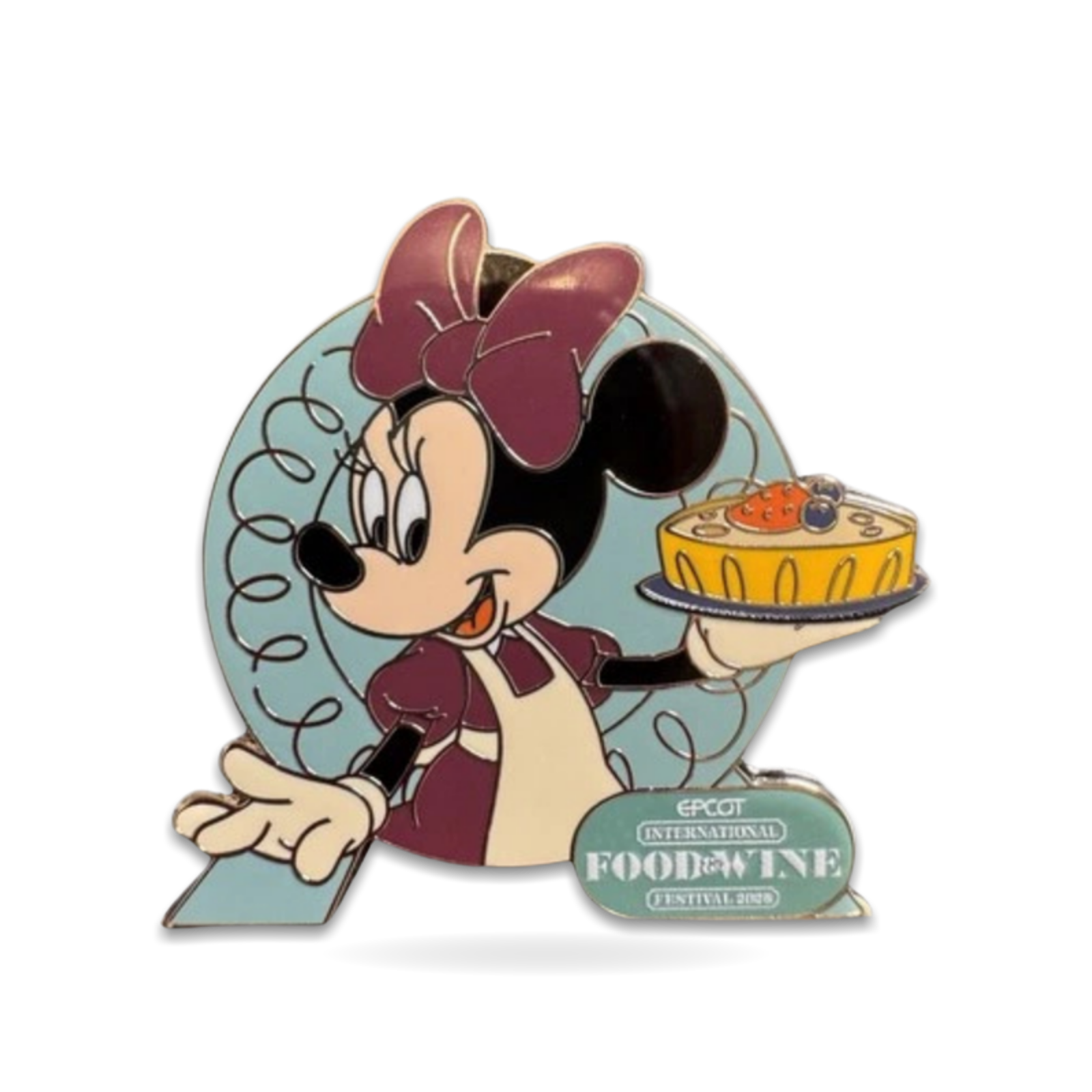 Epcot Food Wine Festival Mystery Box Minnie Limited Release Trading Pin