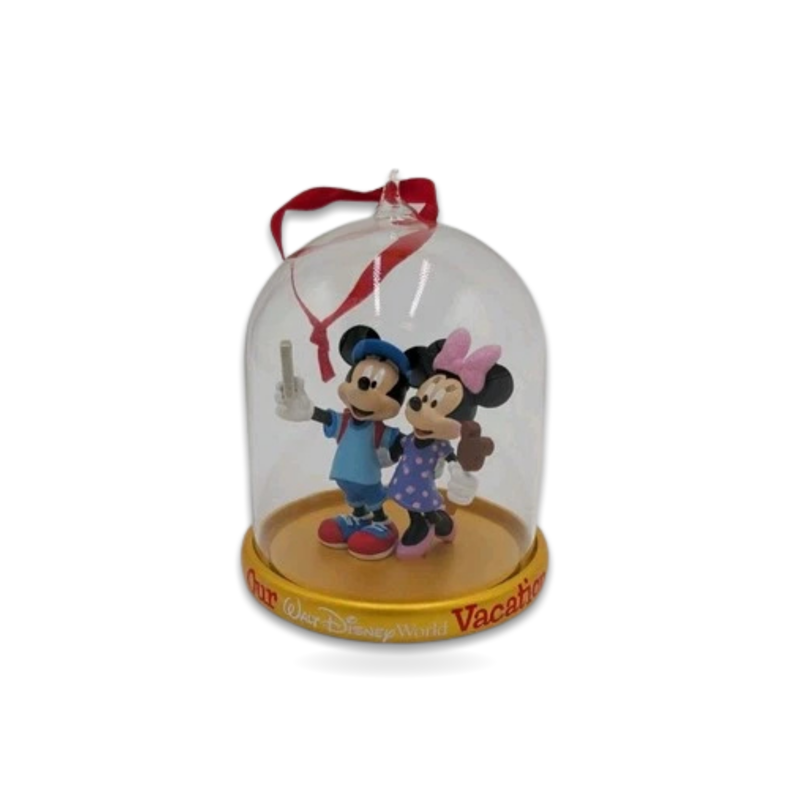 Mickey Minnie Our Vacation Seasonal Ornament