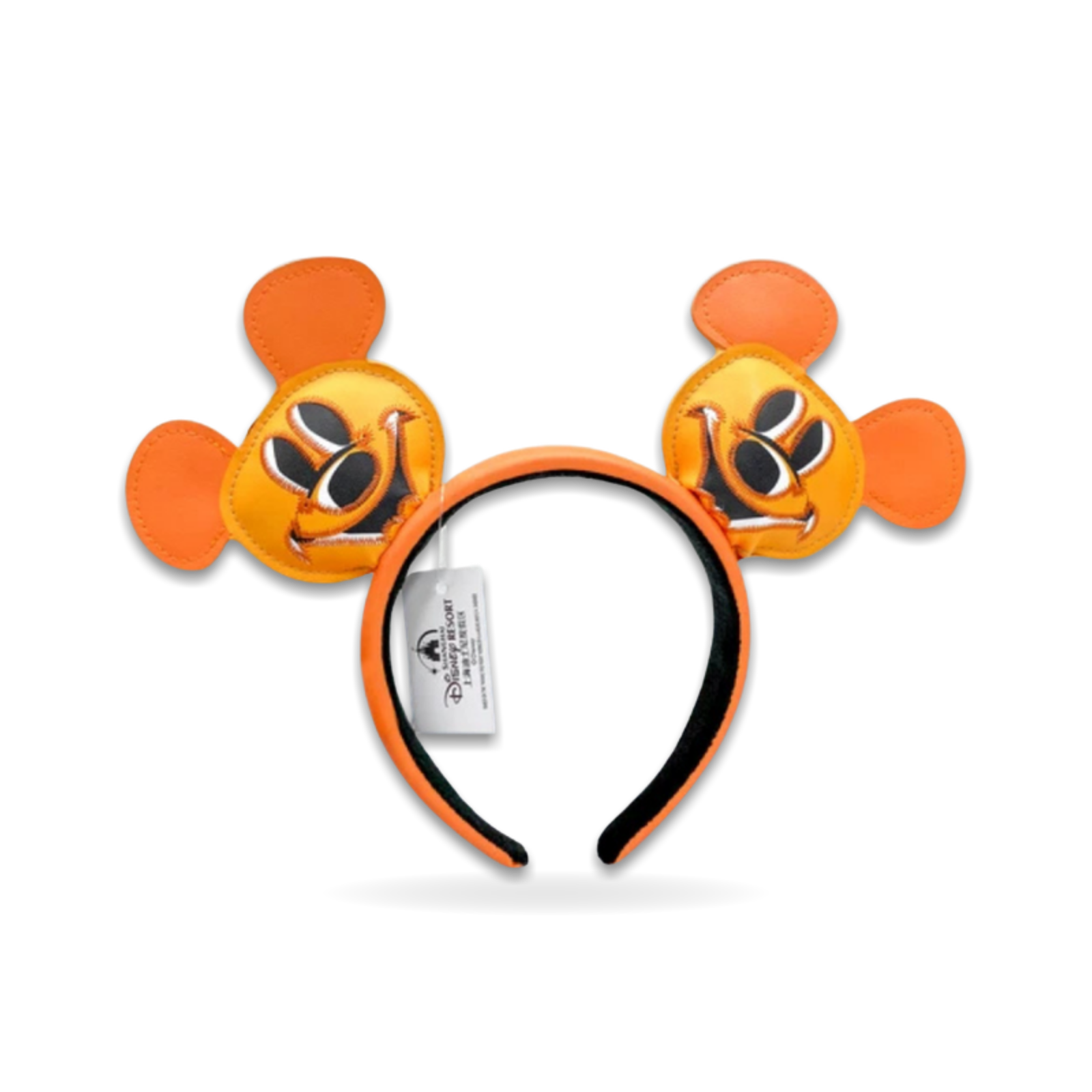 Halloween Pumpkin Minnie Mouse Jack-o’-Lantern Orange Ear Headwear