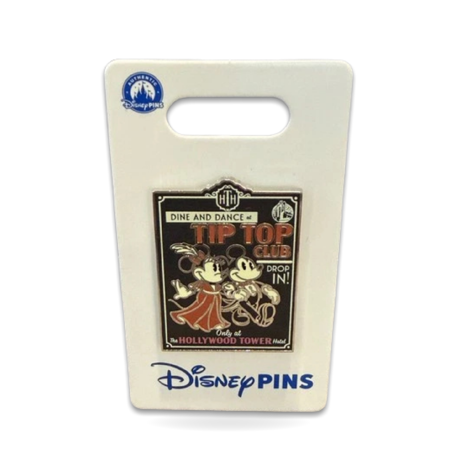 Mickey Minnie Hollywood Tip Top Club Trading Pin