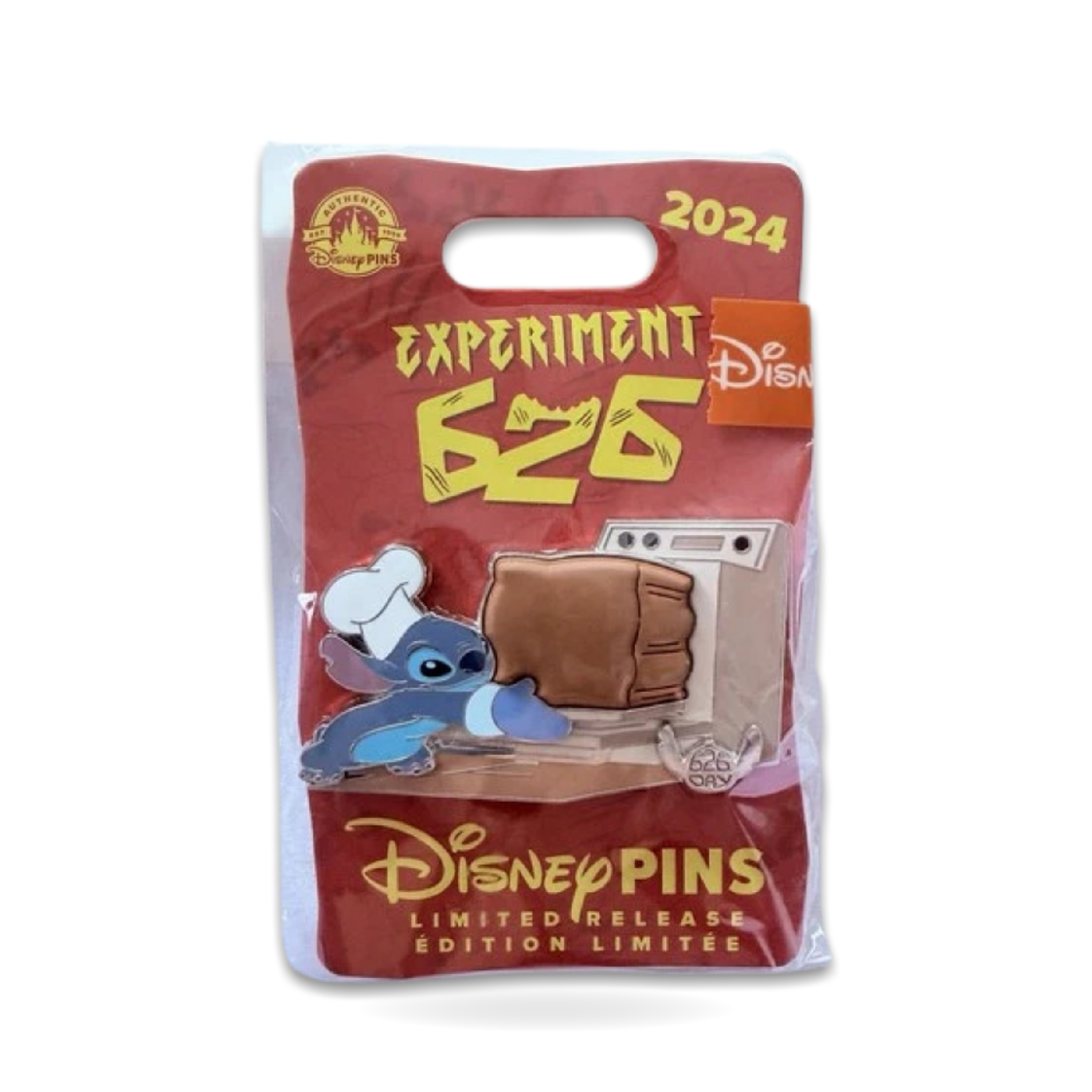 Stitch 626 Day 3D Limited Release Trading Pin