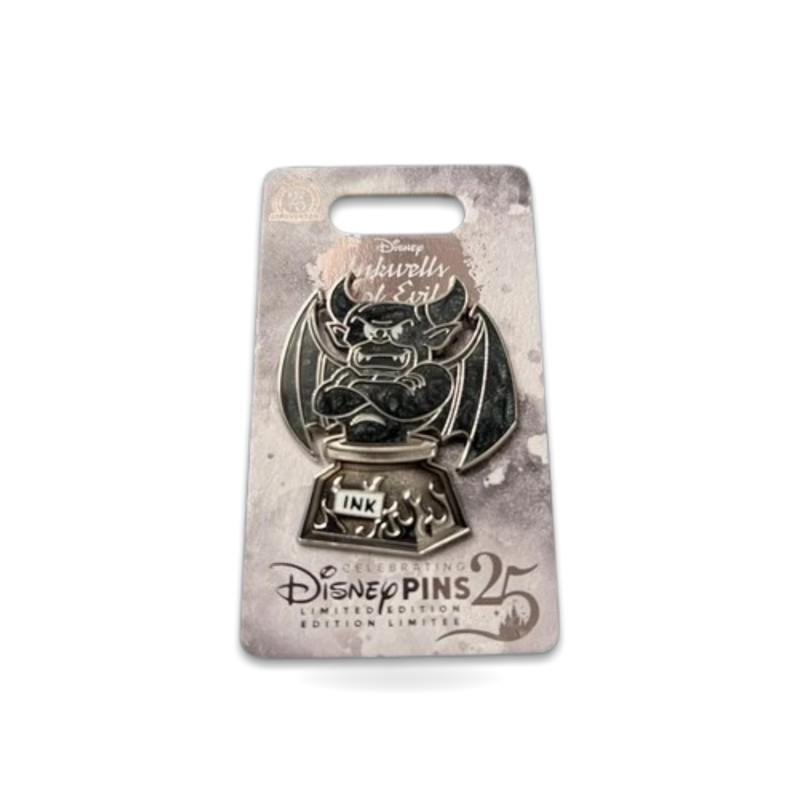 Inkwells Of Evil Villain Limited 4000 Trading Pin