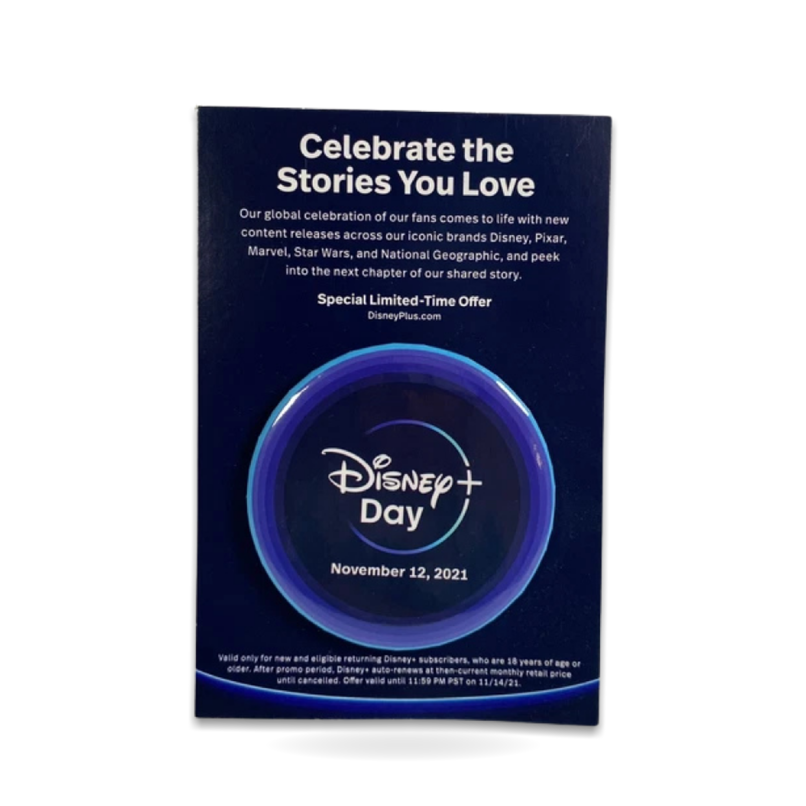 Plus Day commemorative button