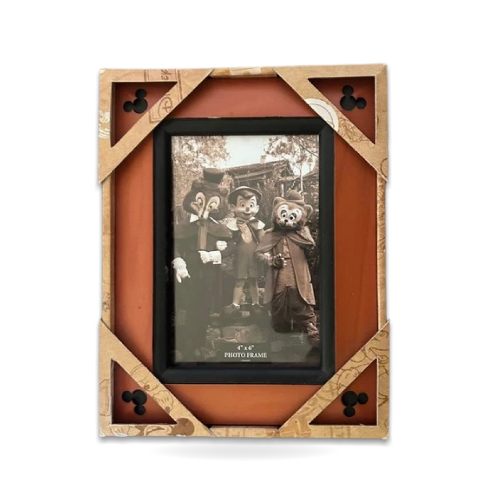 Beveled Cherry Wood Photo Frame Merchandise 4"x6"