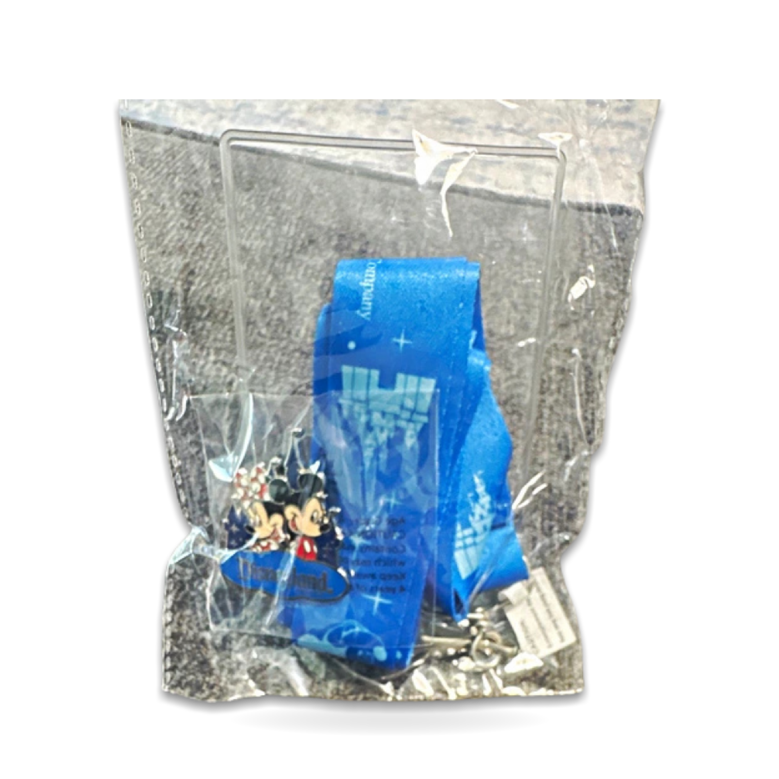 Mickey Mouse Single with Blue Lanyard Trading Pin