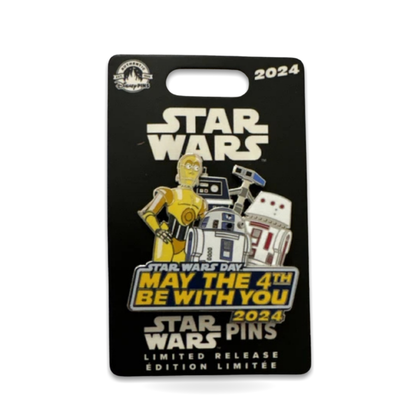 Star Wars R2-d2 C-3po Droids May the 4th Be With You Limited Release Trading Pin