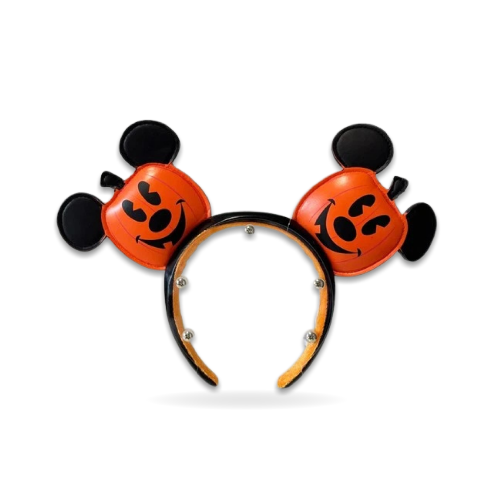 Jack O' Lantern Pumpkin Halloween Minnie Mickey Ear Headwear