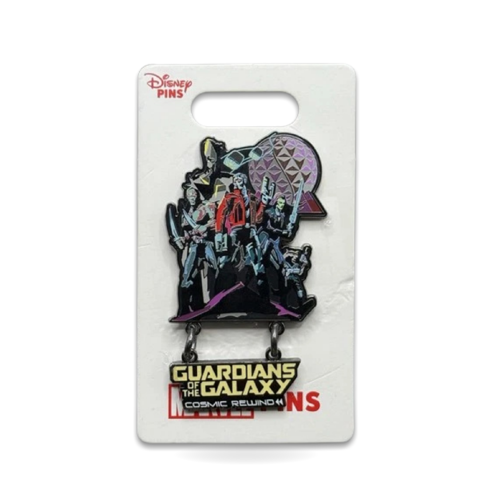 Marvel Guardians Of the Galaxy Rewind Spaceship Earth Open Edition Trading Pin