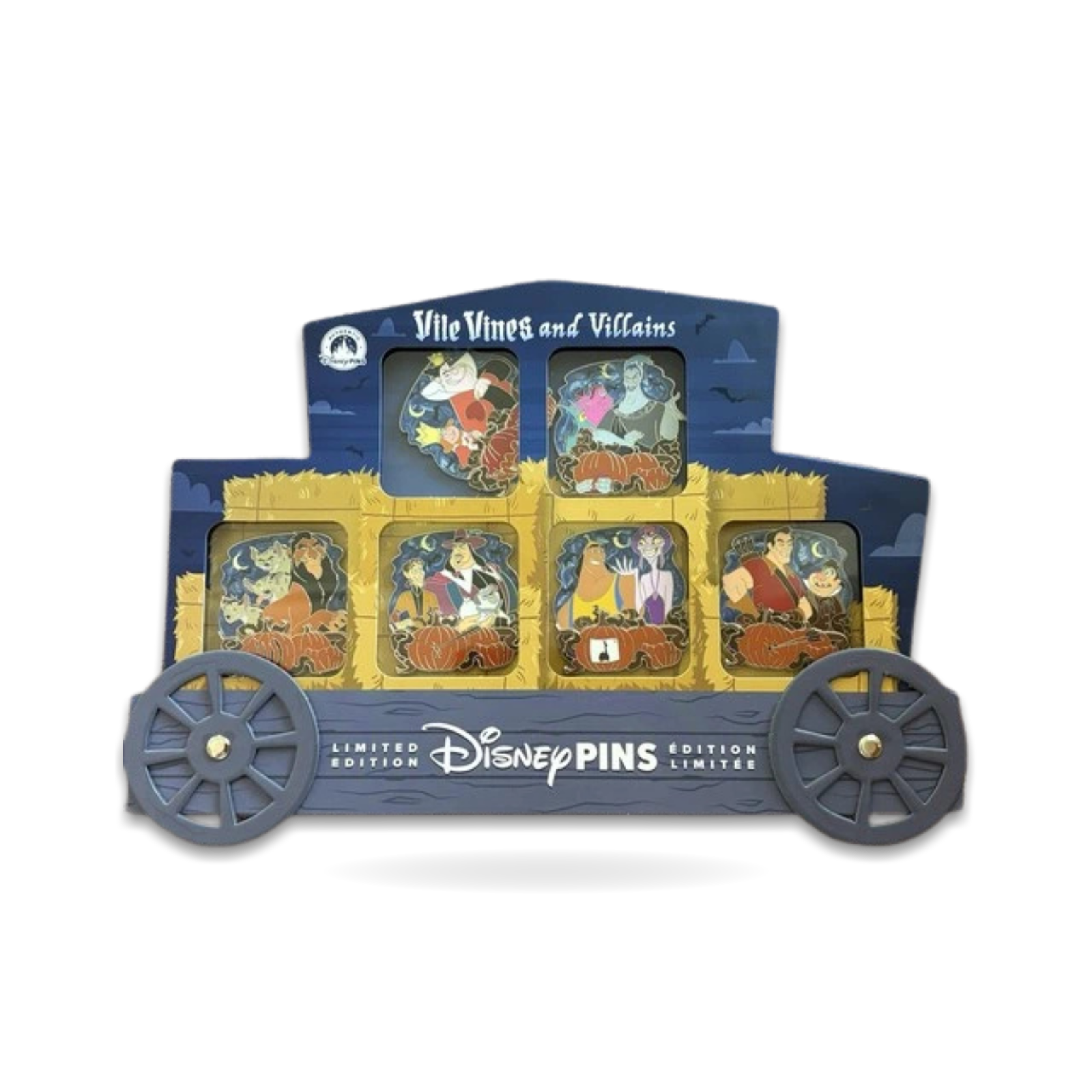 Villains Halloween mystery pin wagon display
