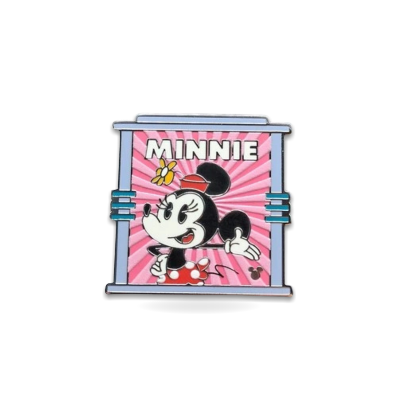 Hidden Mickey Parking Lots Wave Minnie Mouse Trading Pin