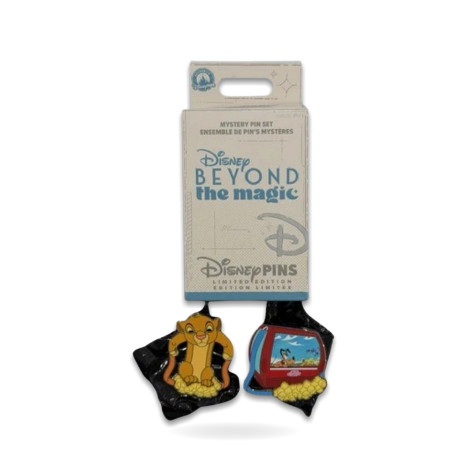 Popcorn Buckets Beyond the Magic Skyliner Simba Set D23 Trading Pin