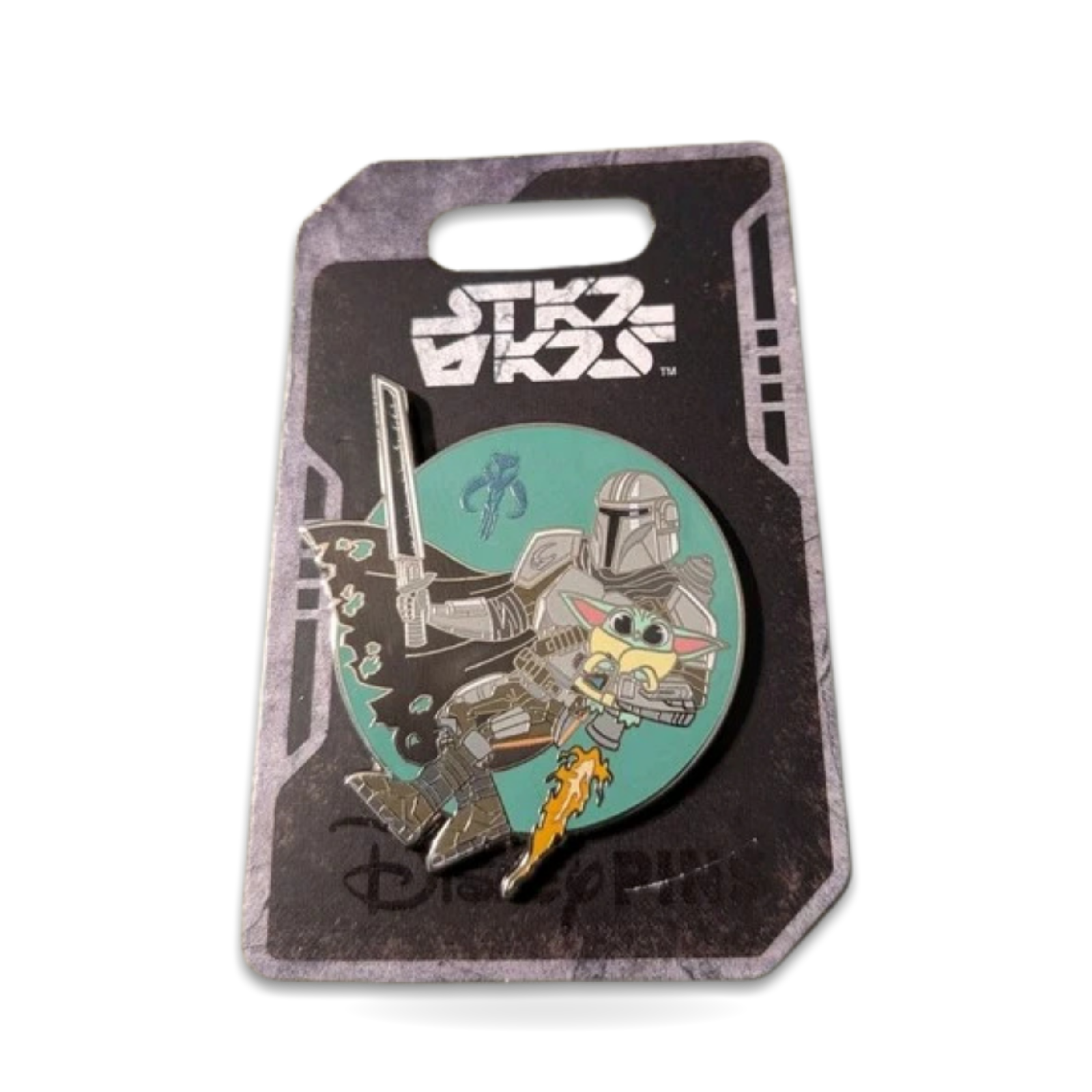 Star Wars Maldolorian Din Grogu Trading Pin