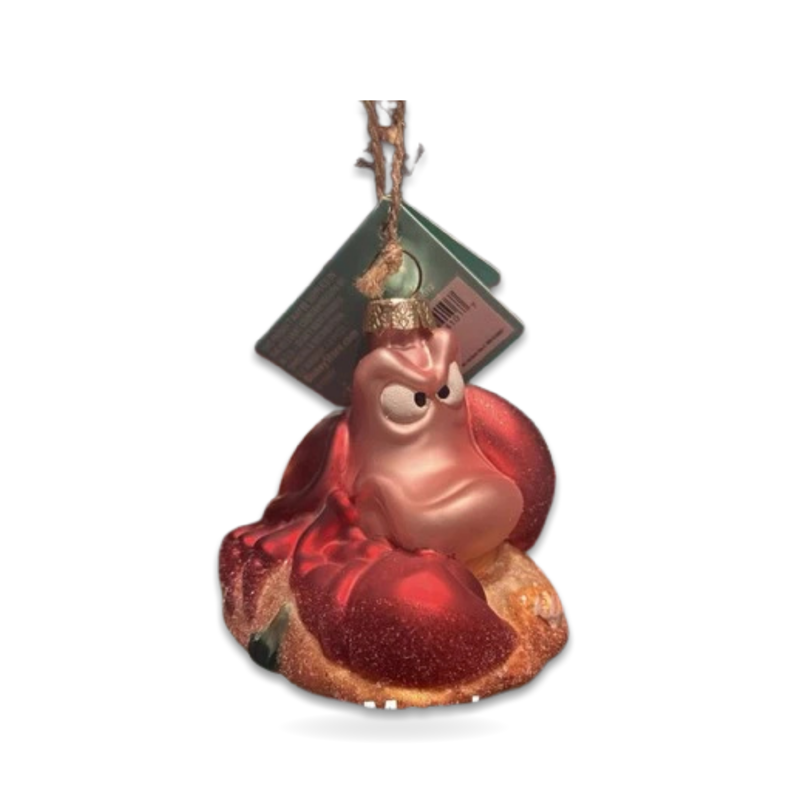Summer Sebastian Little Mermaid Blown Seasonal Ornament