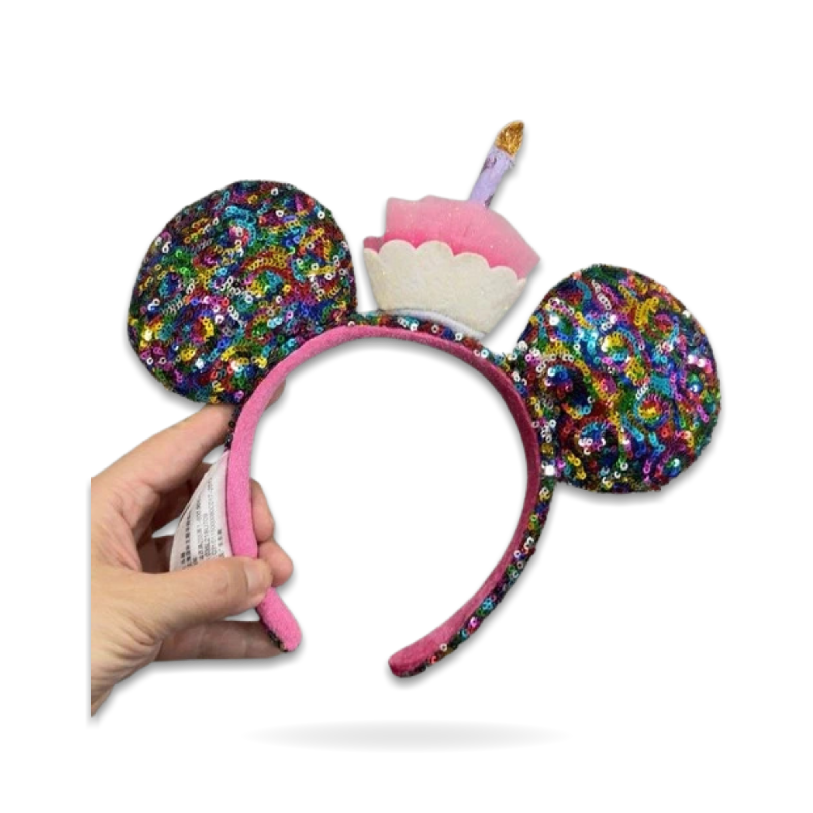 Minnie Ears Sequined Happy Birthday Cupcake Cake Us Post Ear Headwear
