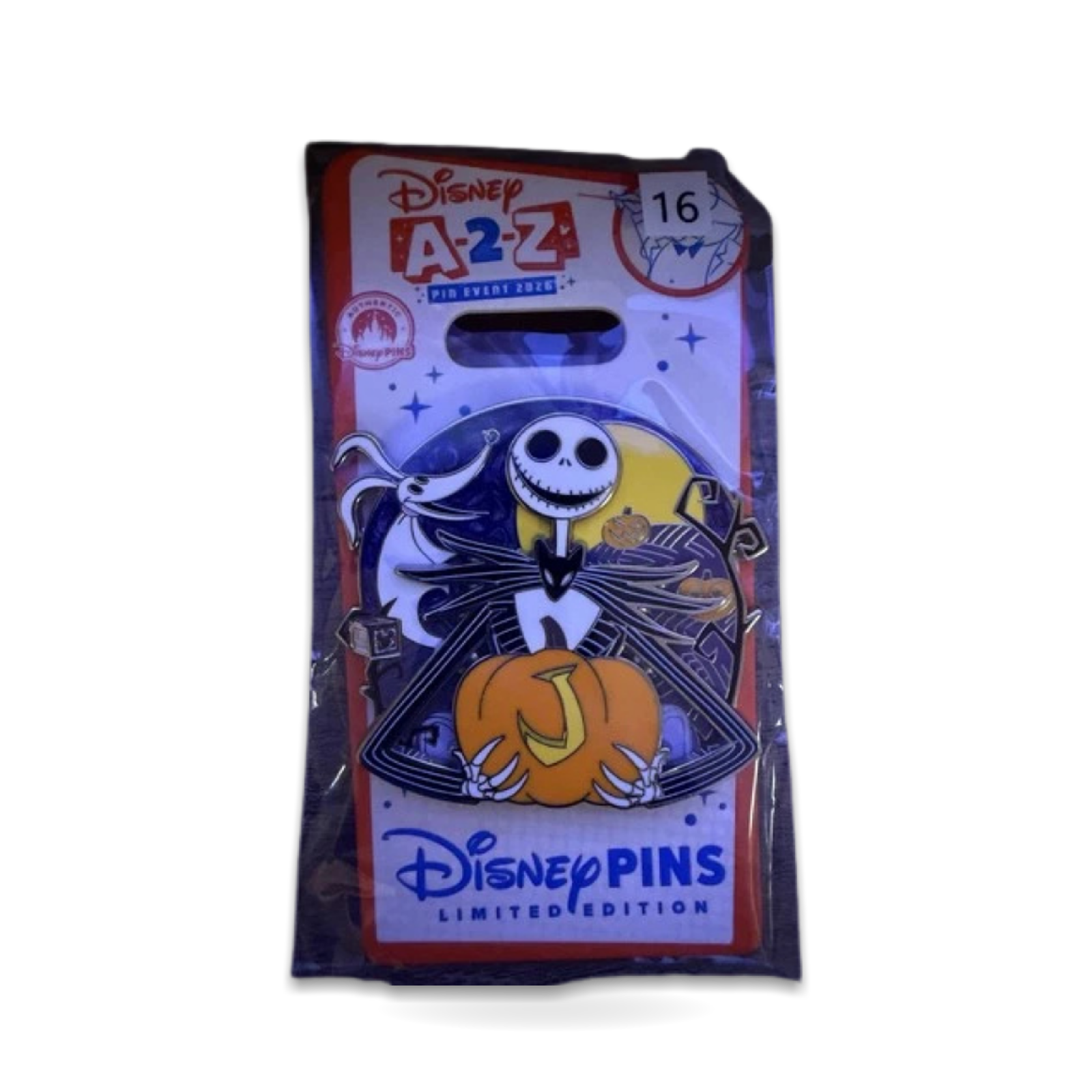 A-2-z Alphabet Collection Skellington Zero 650 Trading Pin