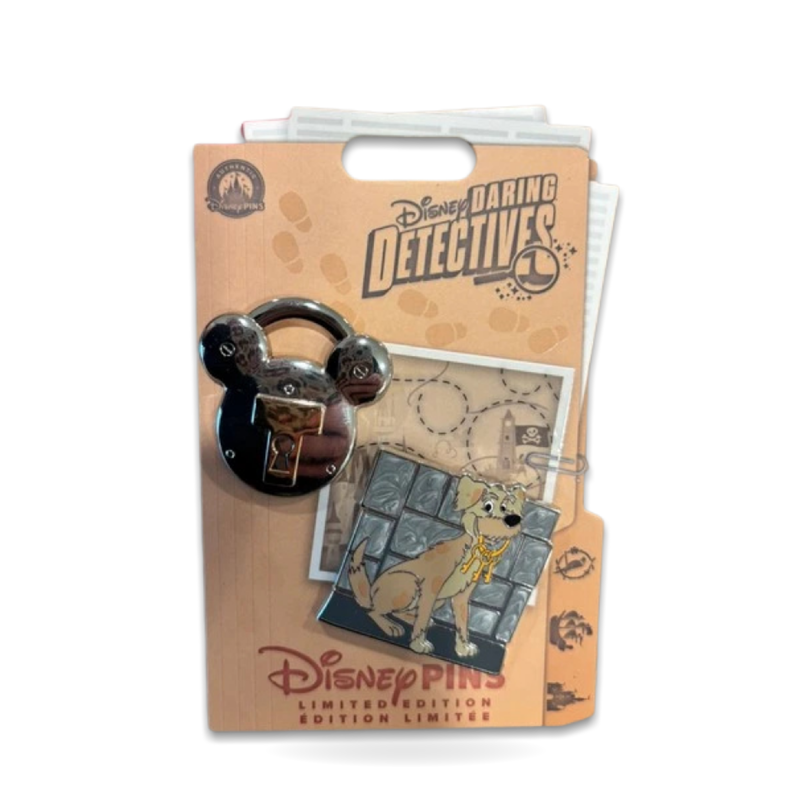 Daring Detectives Pirates Caribbean Jail Dog Trading Pin