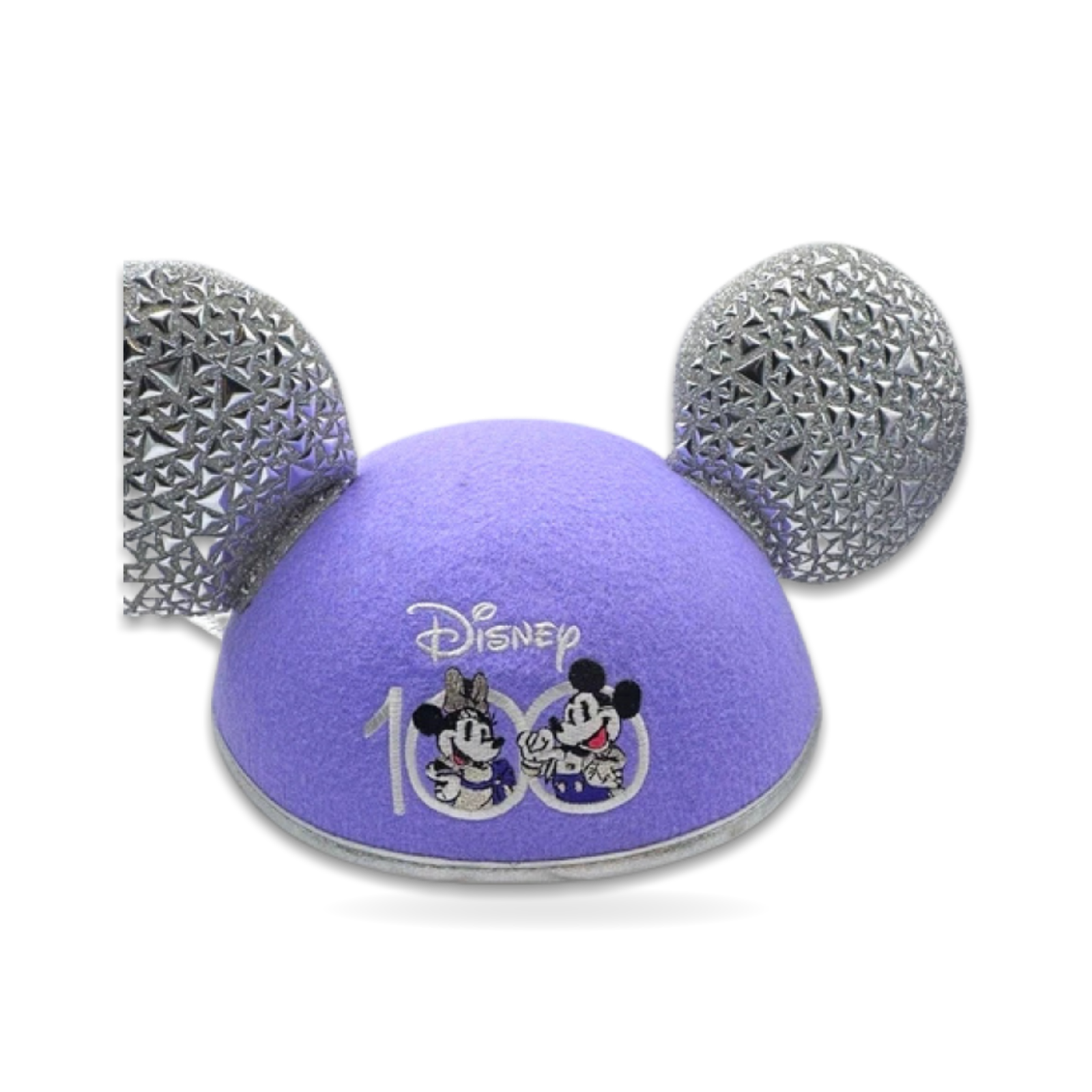 Member Purple Mickey & Minnie Ear Hat Cap One Size Adult 100 Cast
