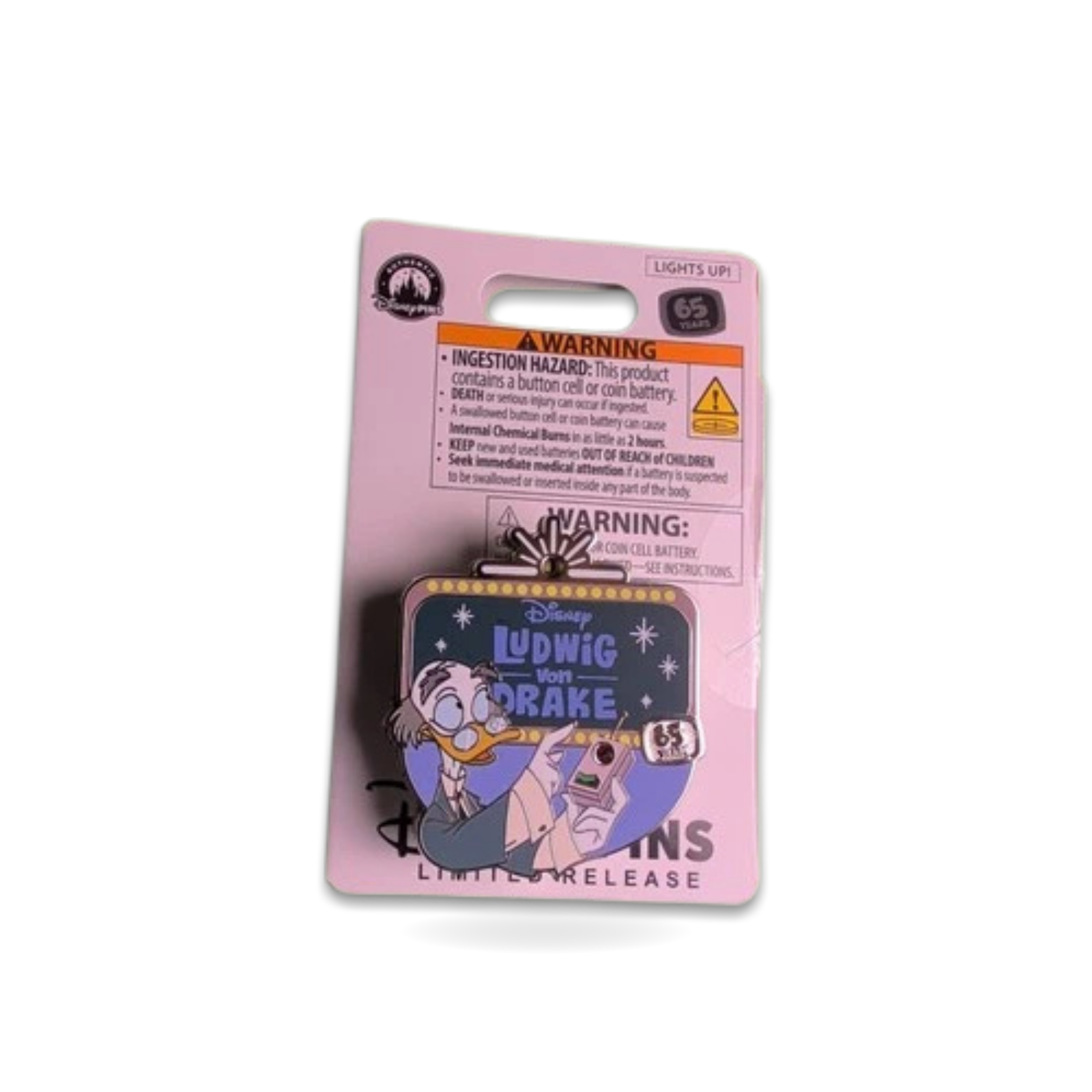 Ludwig Von Drake Anniversary Light Up Trading PinLudwig Von Drake Anniversary Light Up Trading Pin