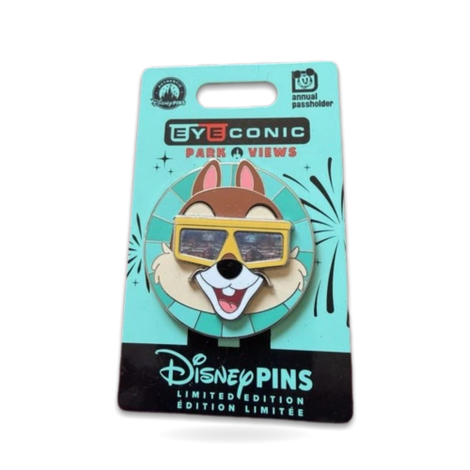 Quarterly Eyeconic Views Chip Passholder Trading Pin