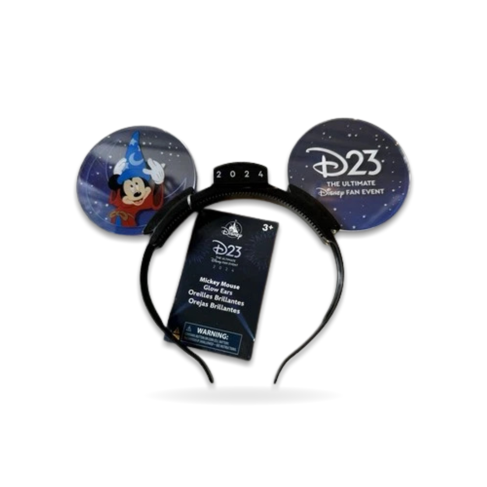 2024 Mickey Mouse Glow Ears Light Up D23 Expo
