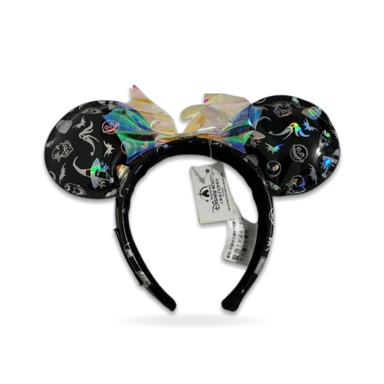 Halloween Minnie Ears Bow Nightmare Before Christmas Ear Headwear