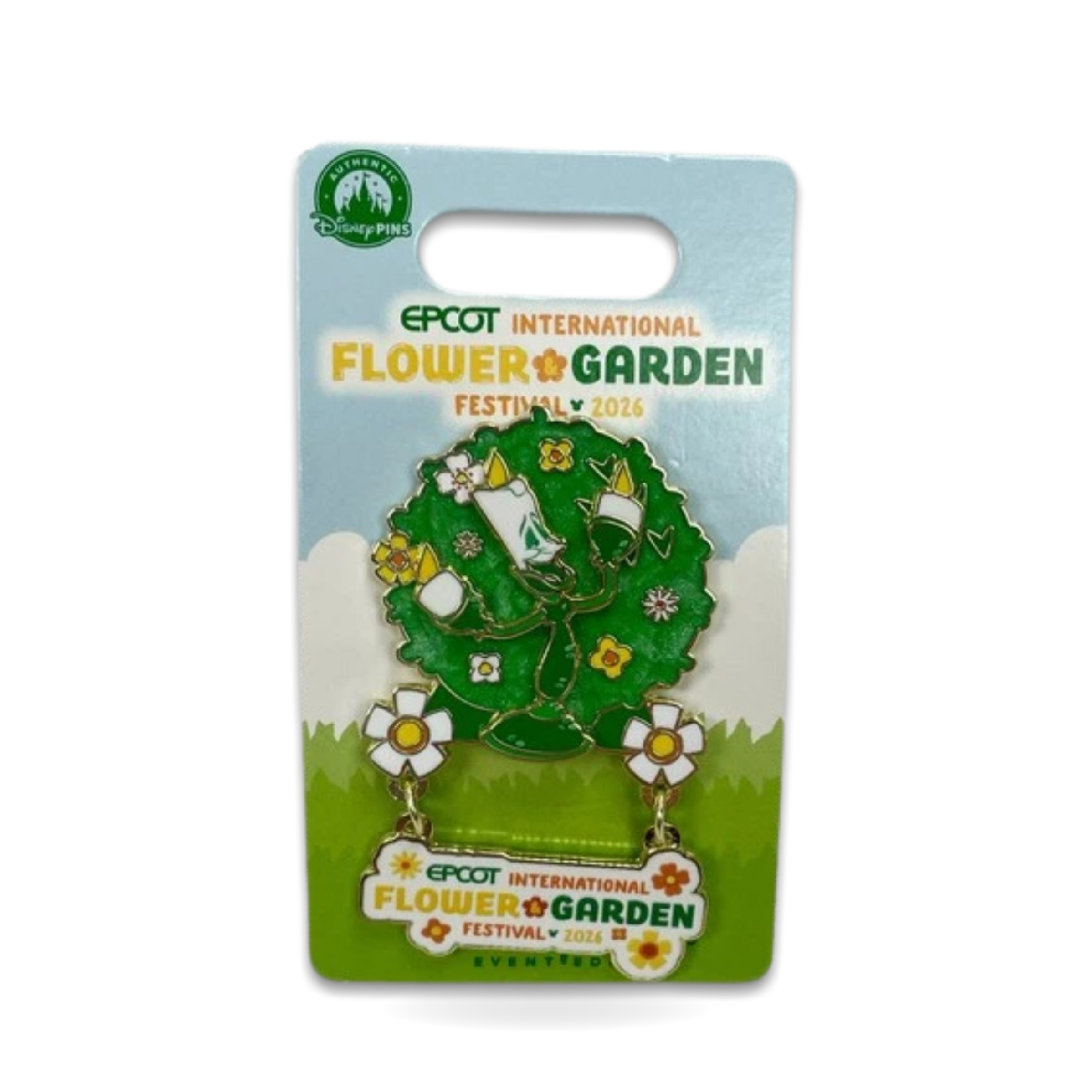 Epcot Flower Garden Festival Lumiere Candlestick Trading Pin