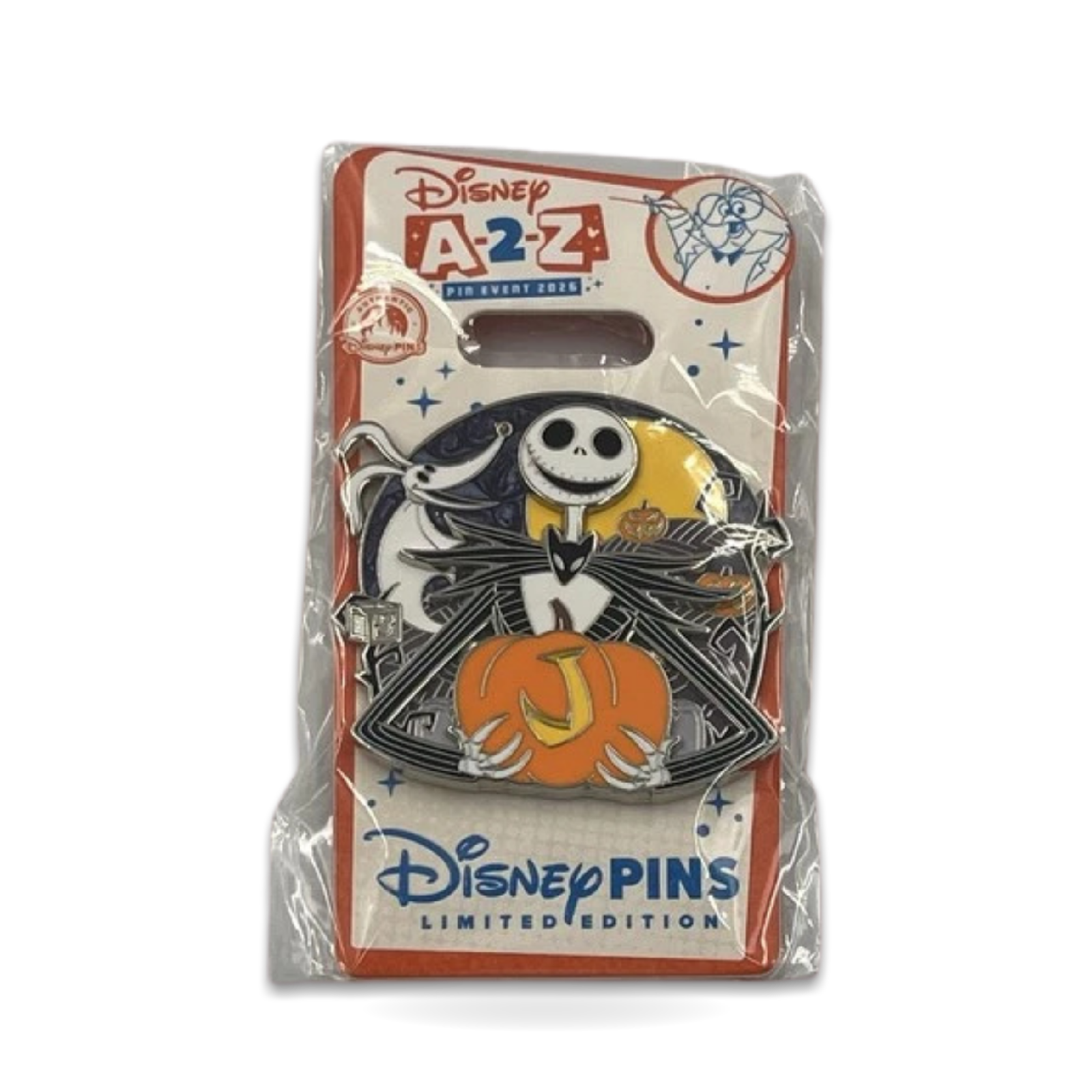 A-2-z Alphabet Series Jack Skellington 650 Trading Pin
