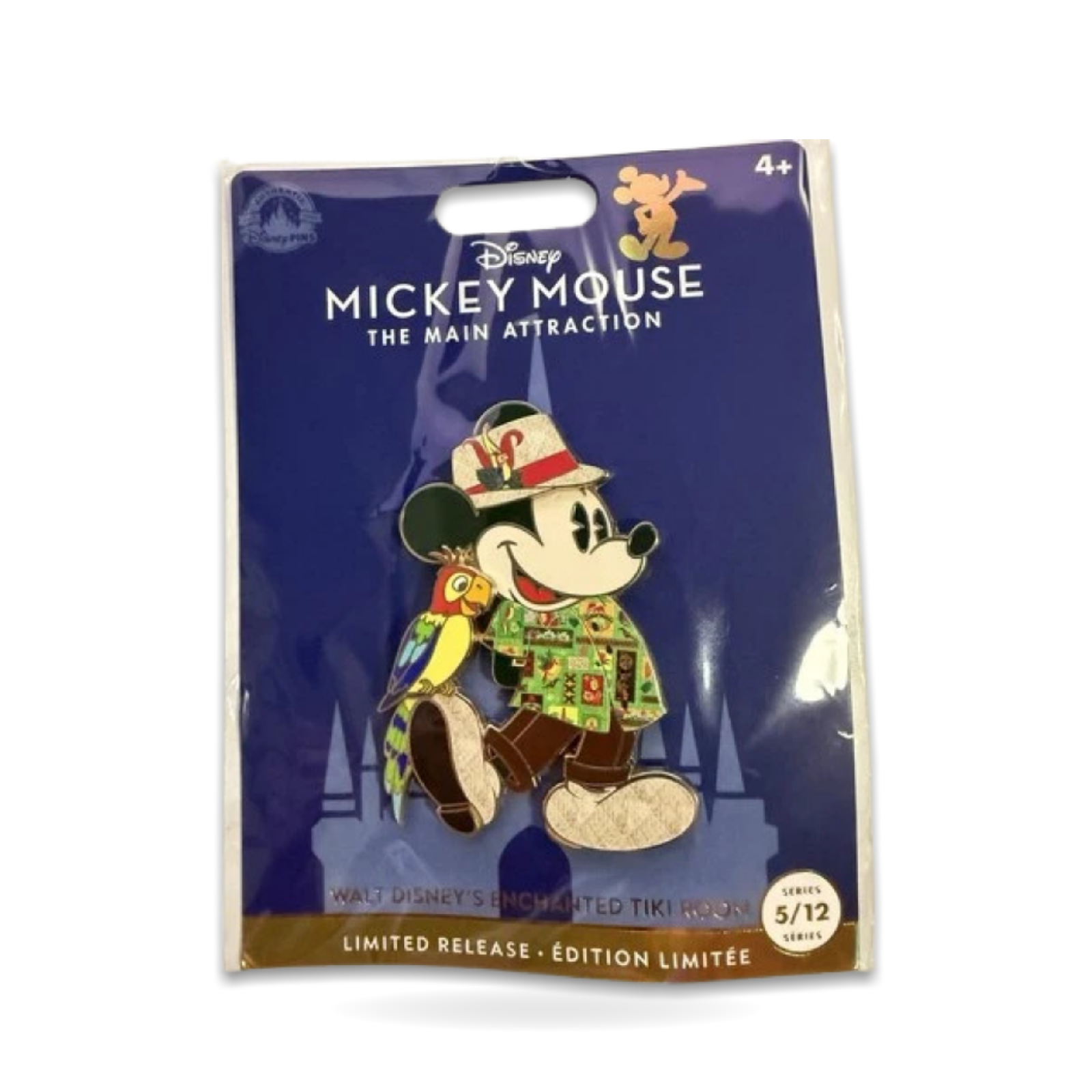 Mickey Main Attraction Enchanted Tiki Room Pin