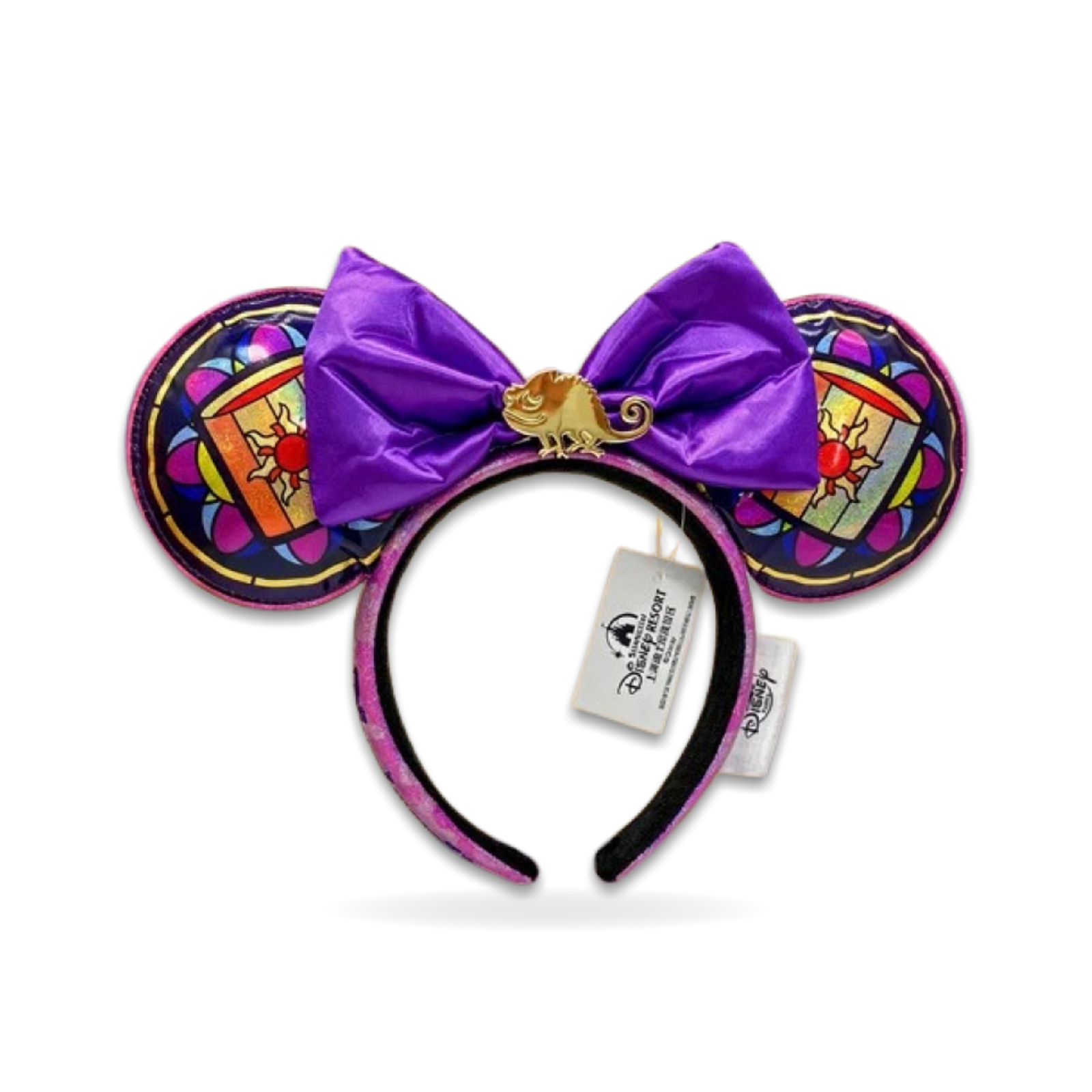 Loungefly Princess Tangled Rapunzel Stained Glass Ears Minnie Pascal