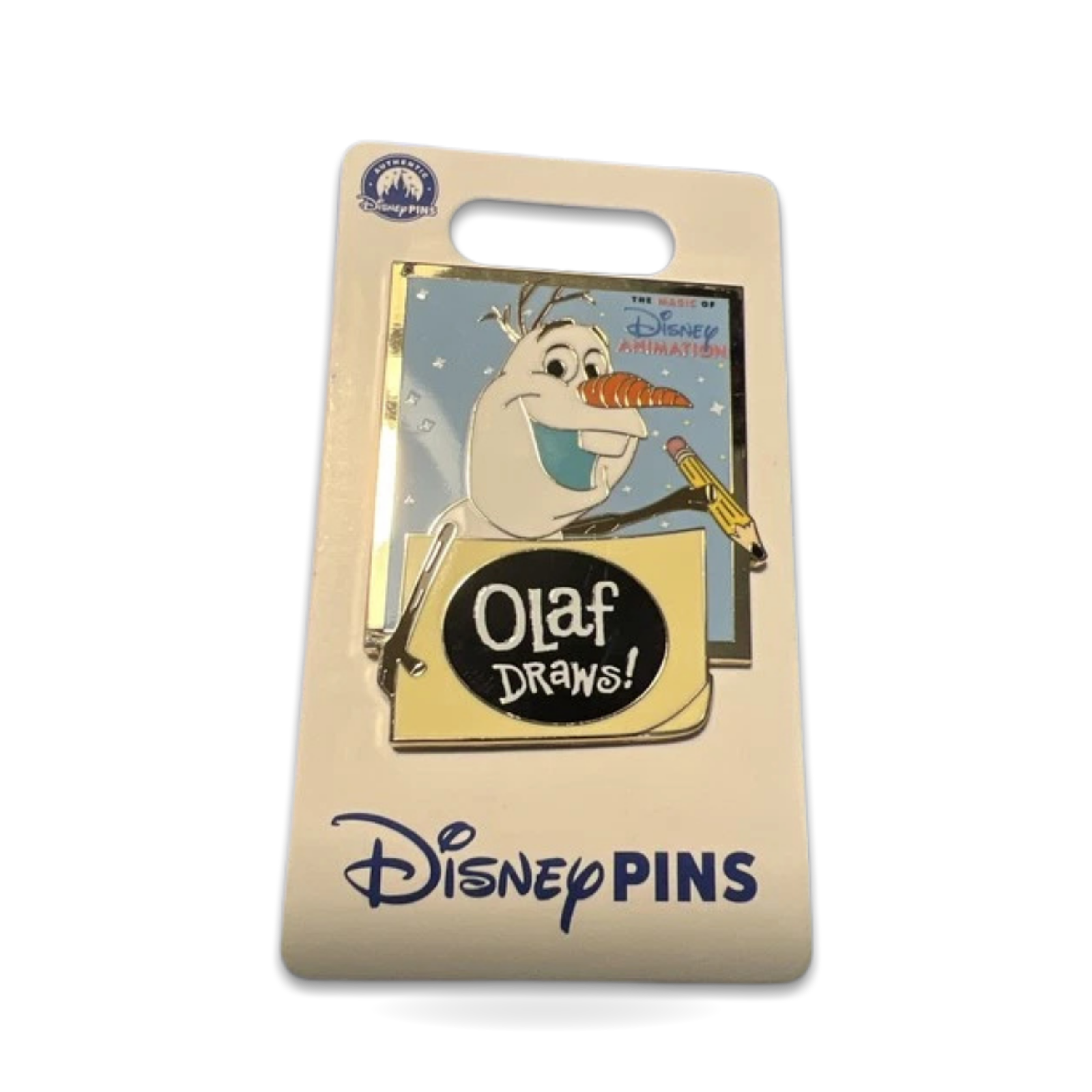 Olaf Draws Magic Of Animation Open Edition Trading Pin