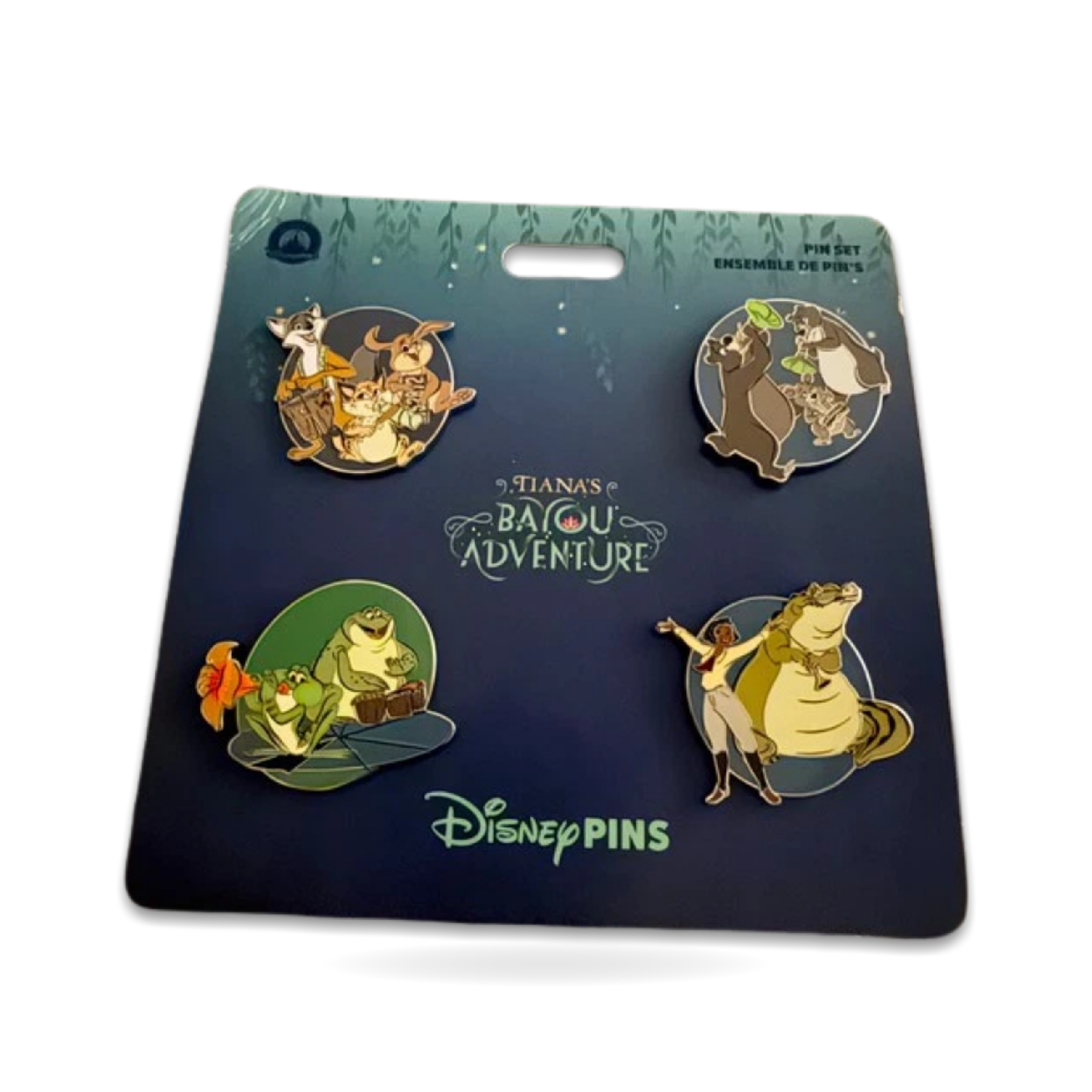 Tiana's Bayou Adventure Set Of 4 Trading Pin