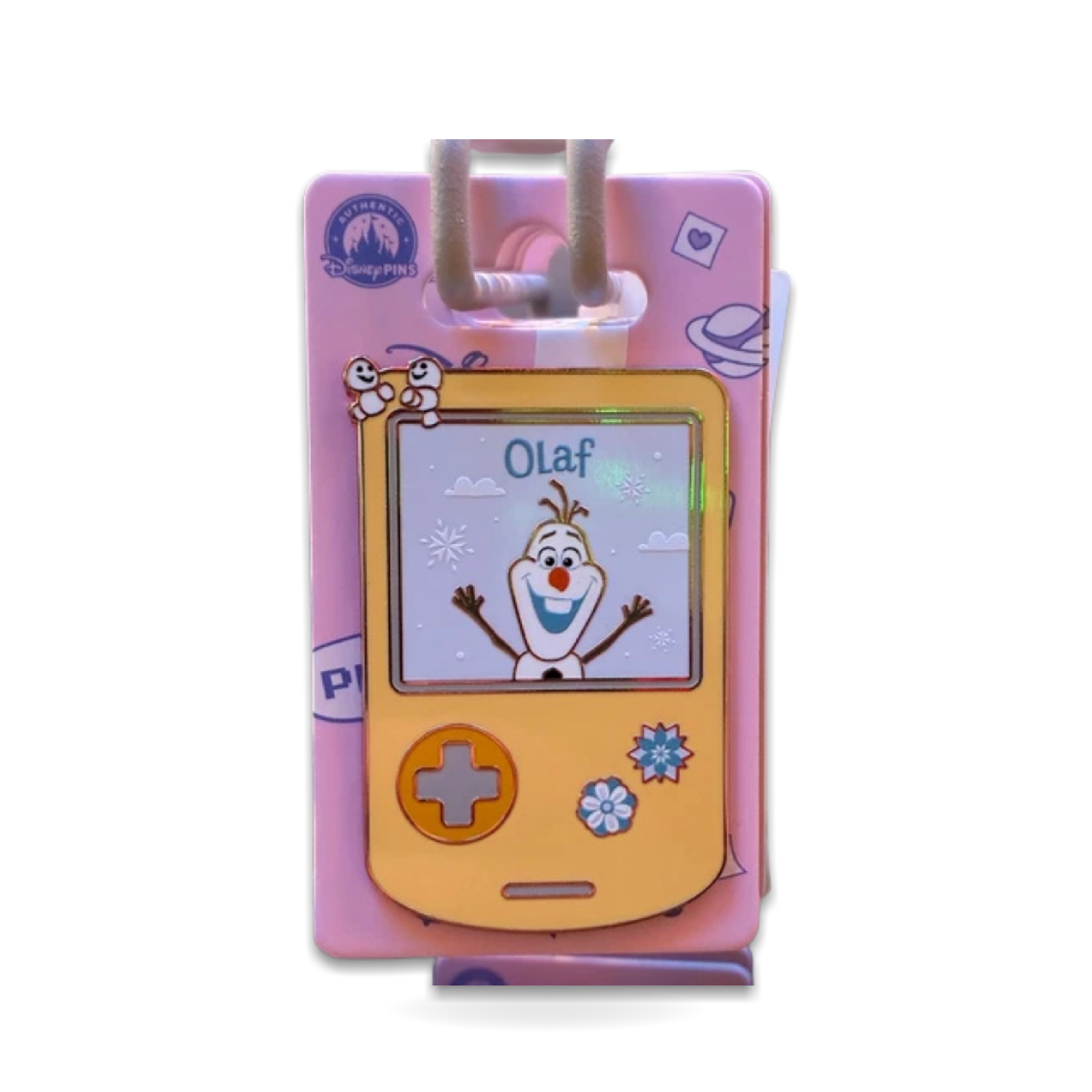 Paris Olaf Game Enamel Trading Pin