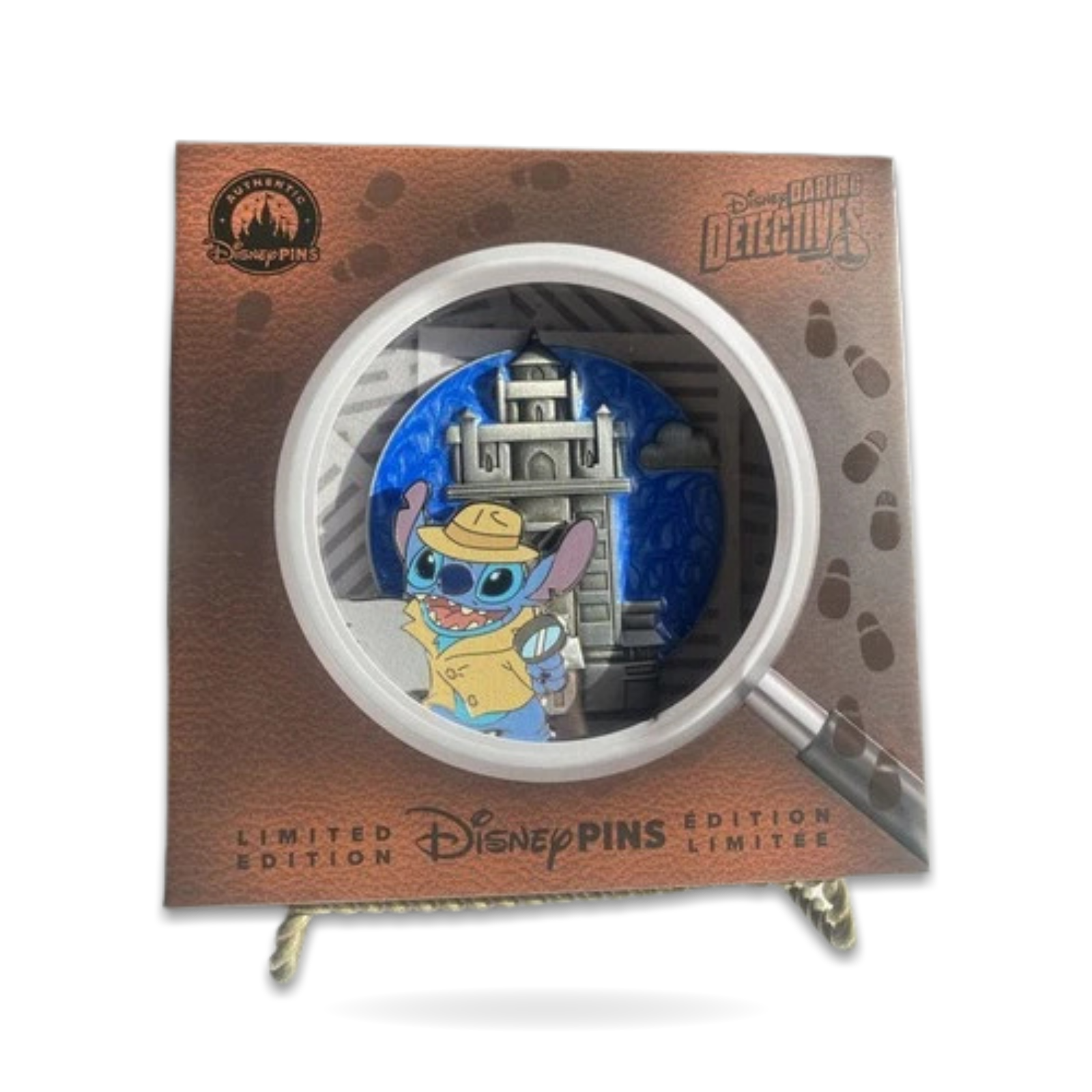 Daring Detectives Tower Stitch Mini Jumbo Trading Pin