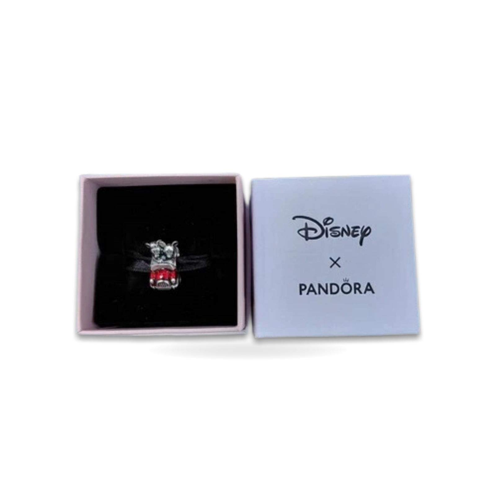 Mickey & Minnie Runaway Railway Red Car Charm Retired Pandora Exclusive