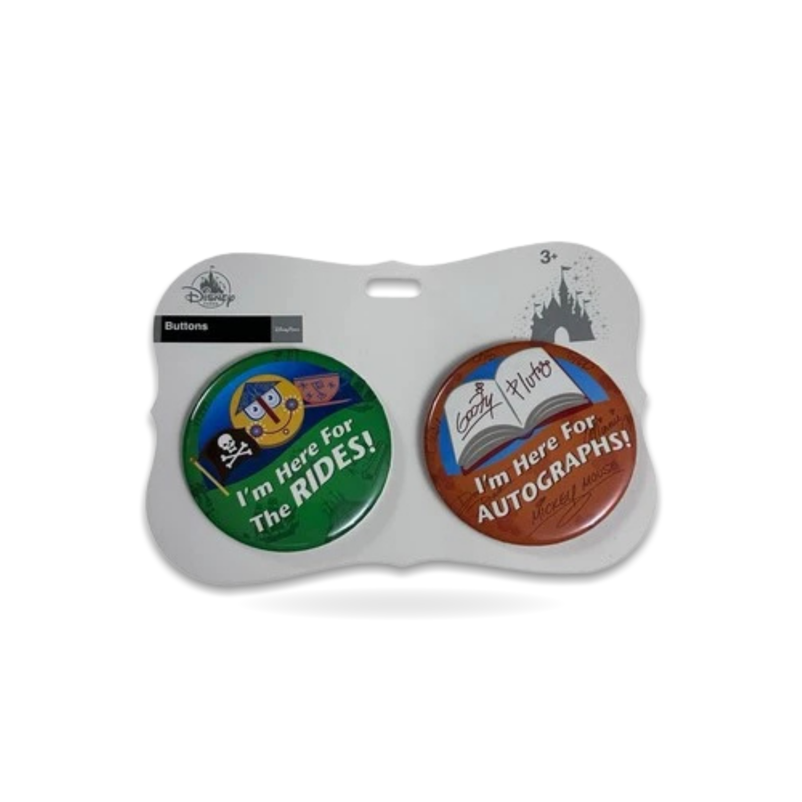 Button Set I’m Rides and Autographs Trading Pin