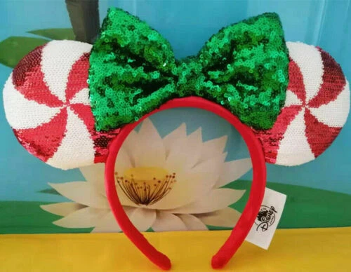 Candy Cane Cutie Minnie Christmas Ears Ear Headwear
