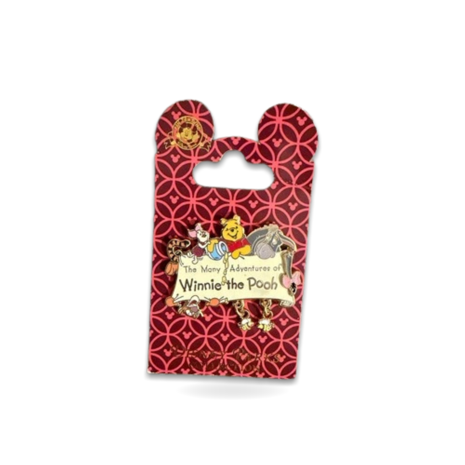 the Many Adventures Winnie Pooh Dangle Trading Pin