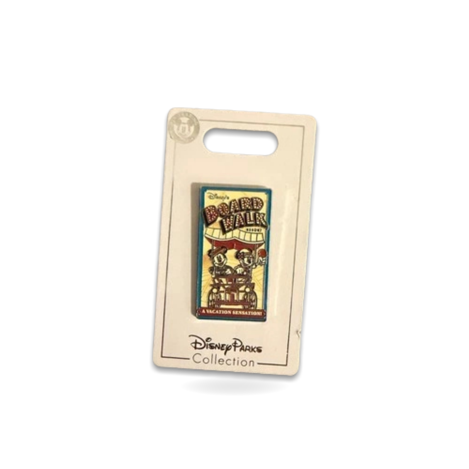 Boardwalk Vacation Sensation Mickey Minnie Mouse Trading Pin