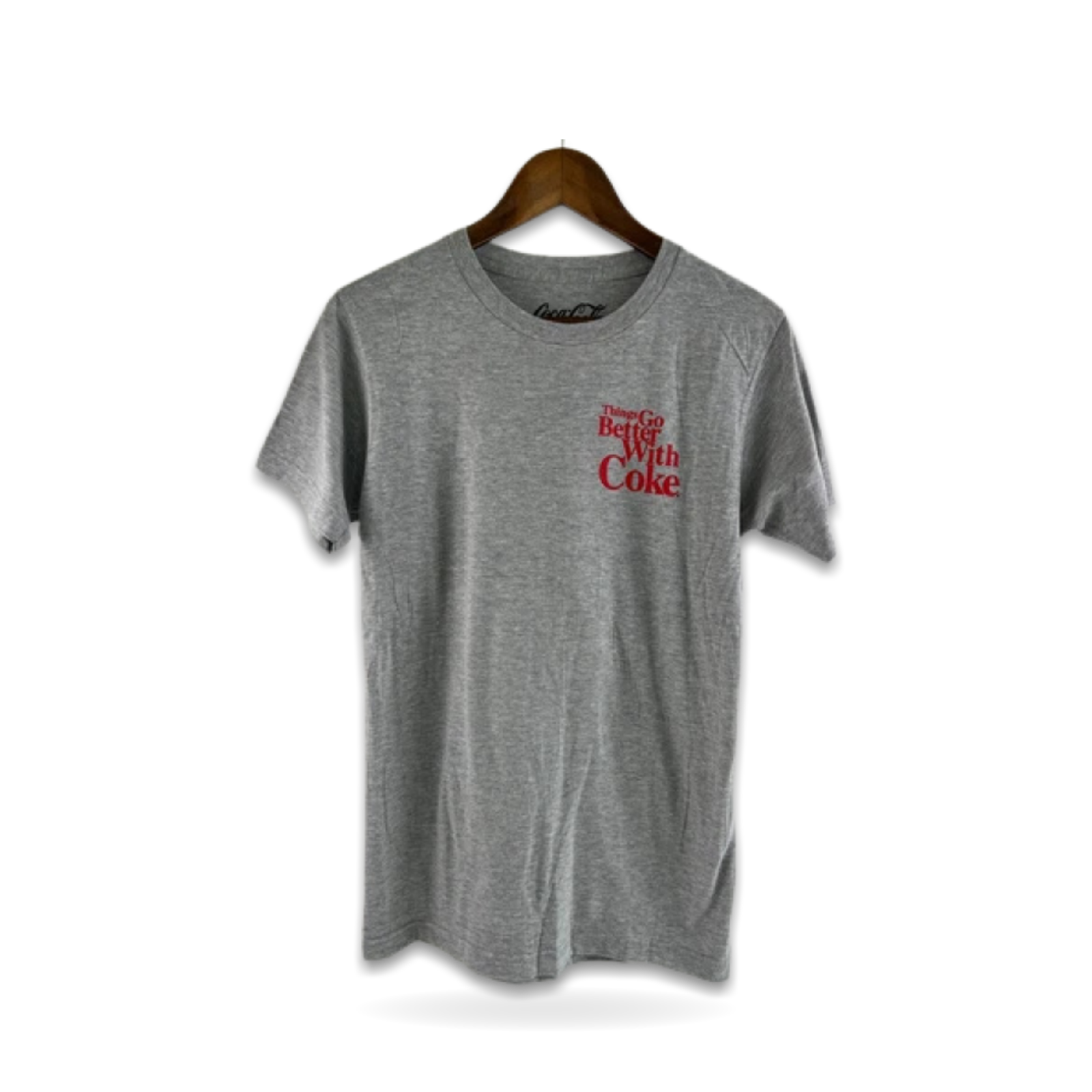 Short Sleeve Coca Cola Heather Gray T-Shirt