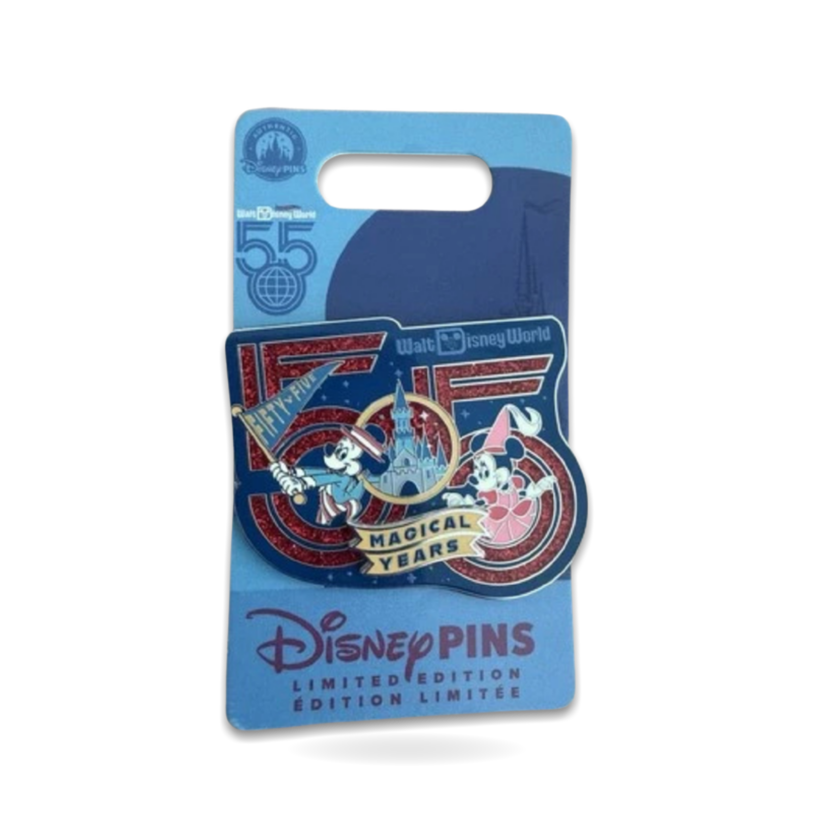 55th Anniversary Mickey Minnie Limited Edition 5000 Trading Pin