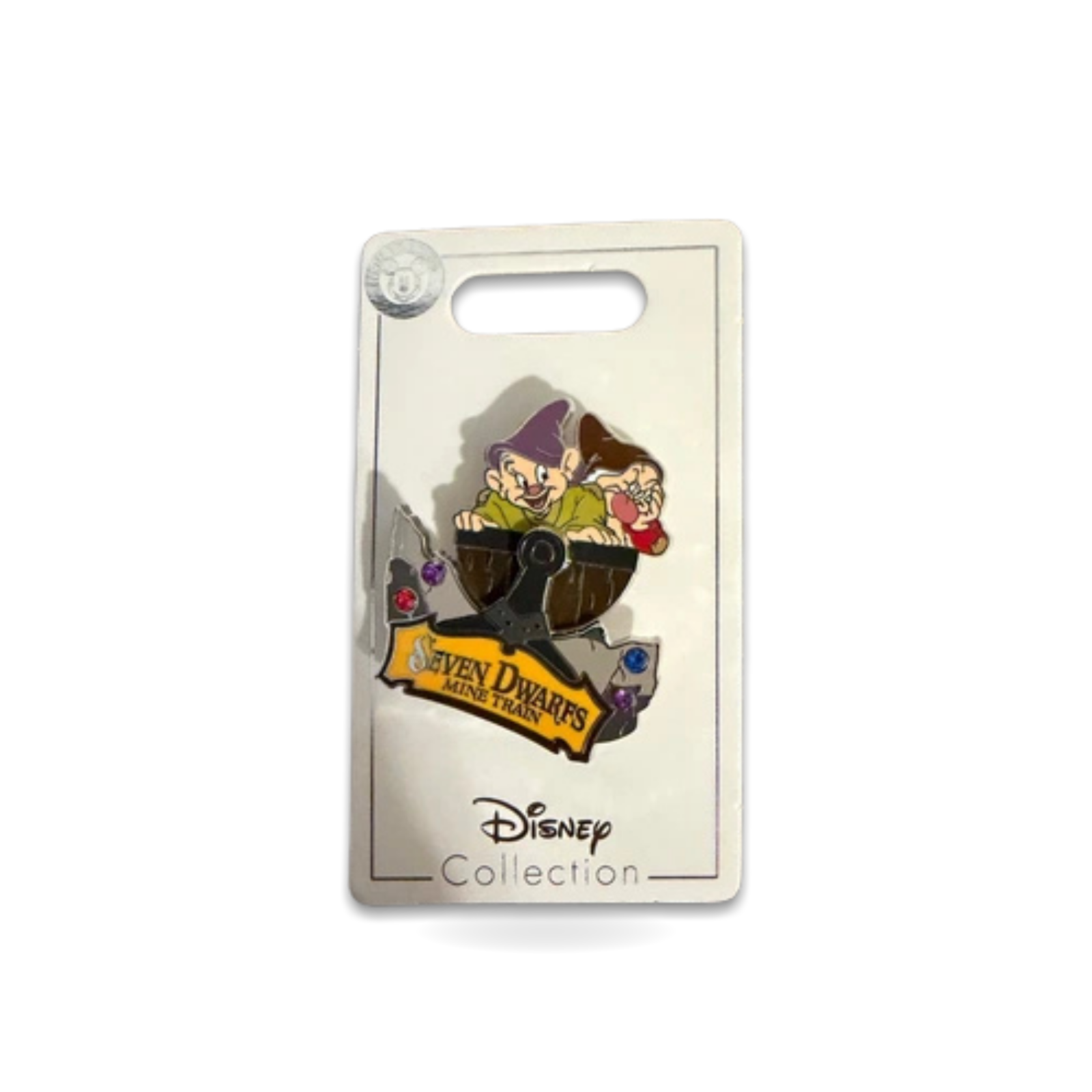 Seven Dwarfs Mine Train Dopey Grumpy Trading Pin